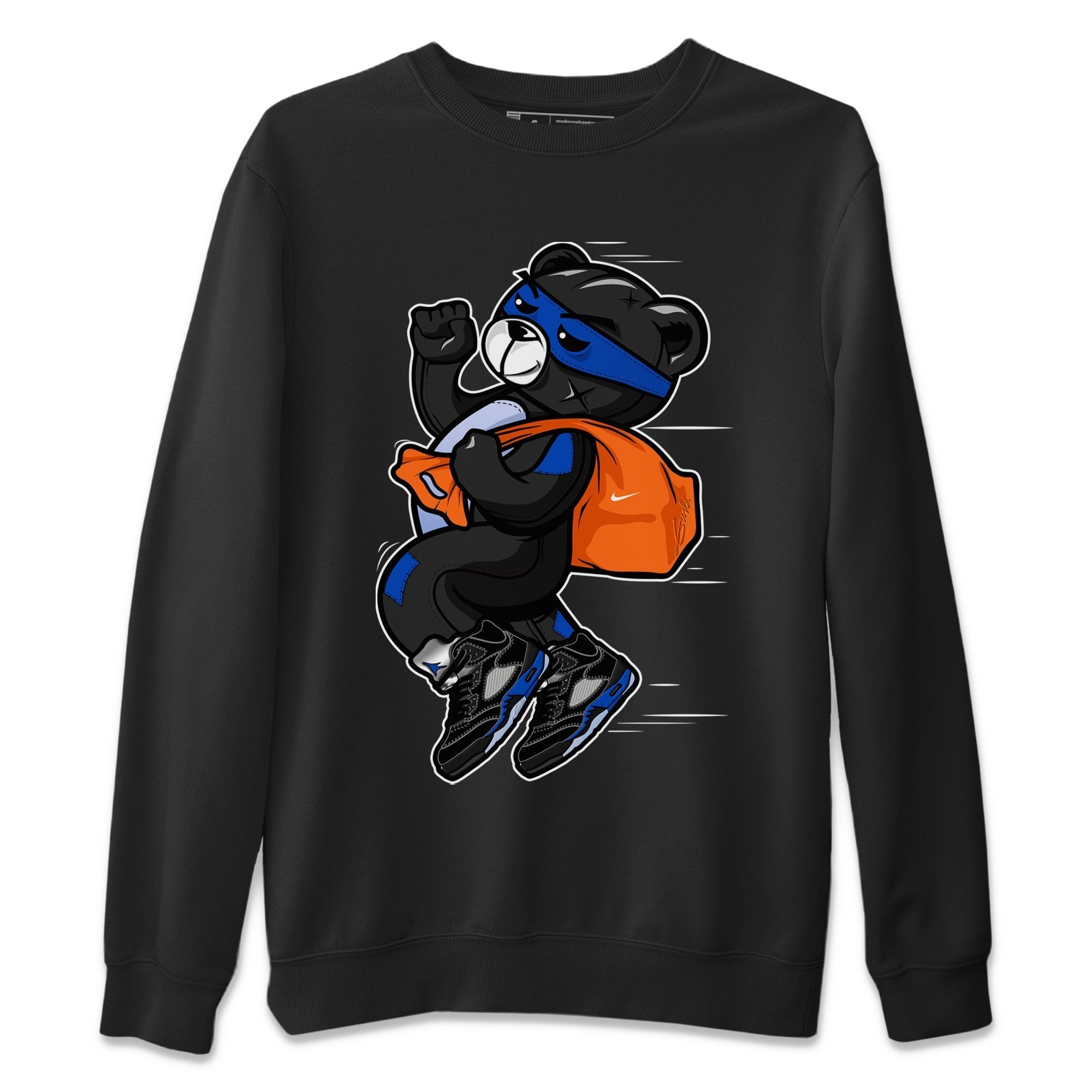 Thief Bear Unisex Tops - Air Jordan 5 Racer Blue