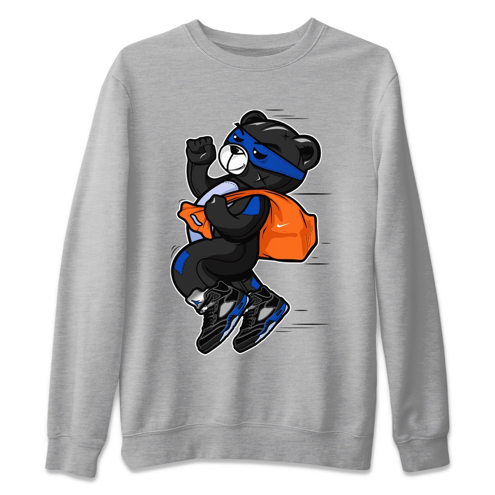 Thief Bear Unisex Tops - Air Jordan 5 Racer Blue