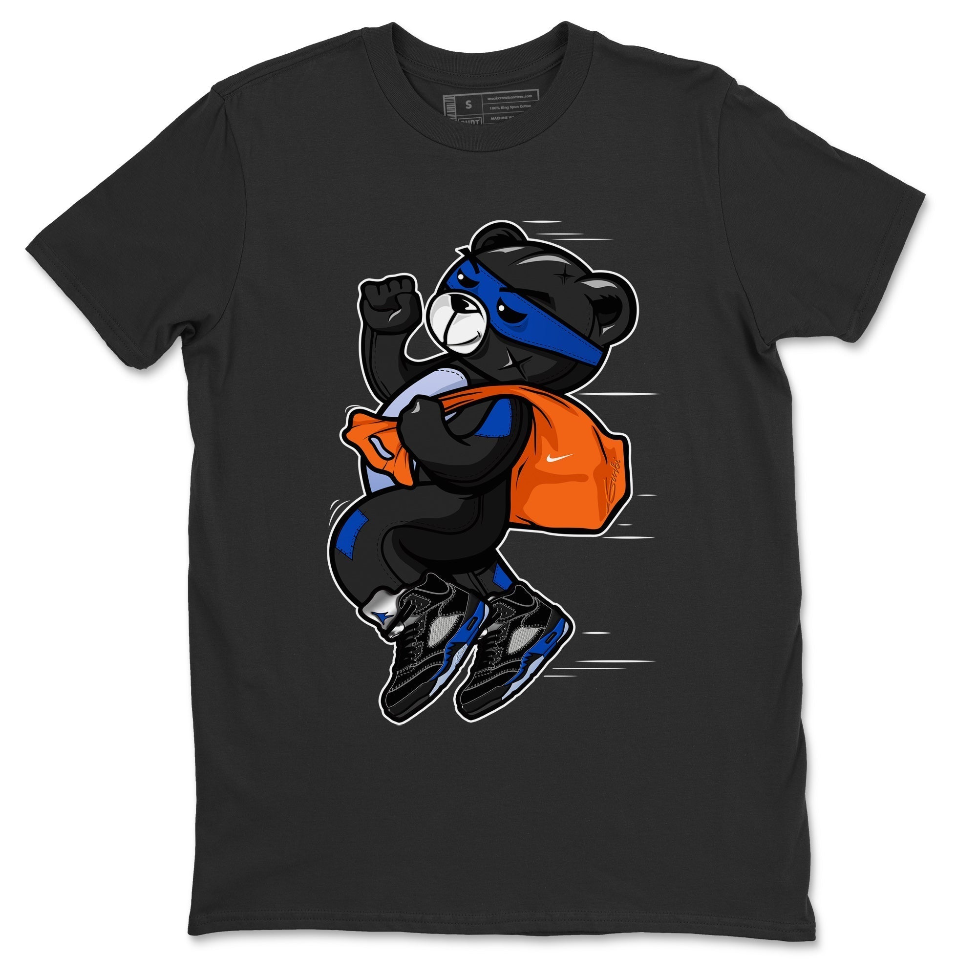 Thief Bear Unisex Tops - Air Jordan 5 Racer Blue