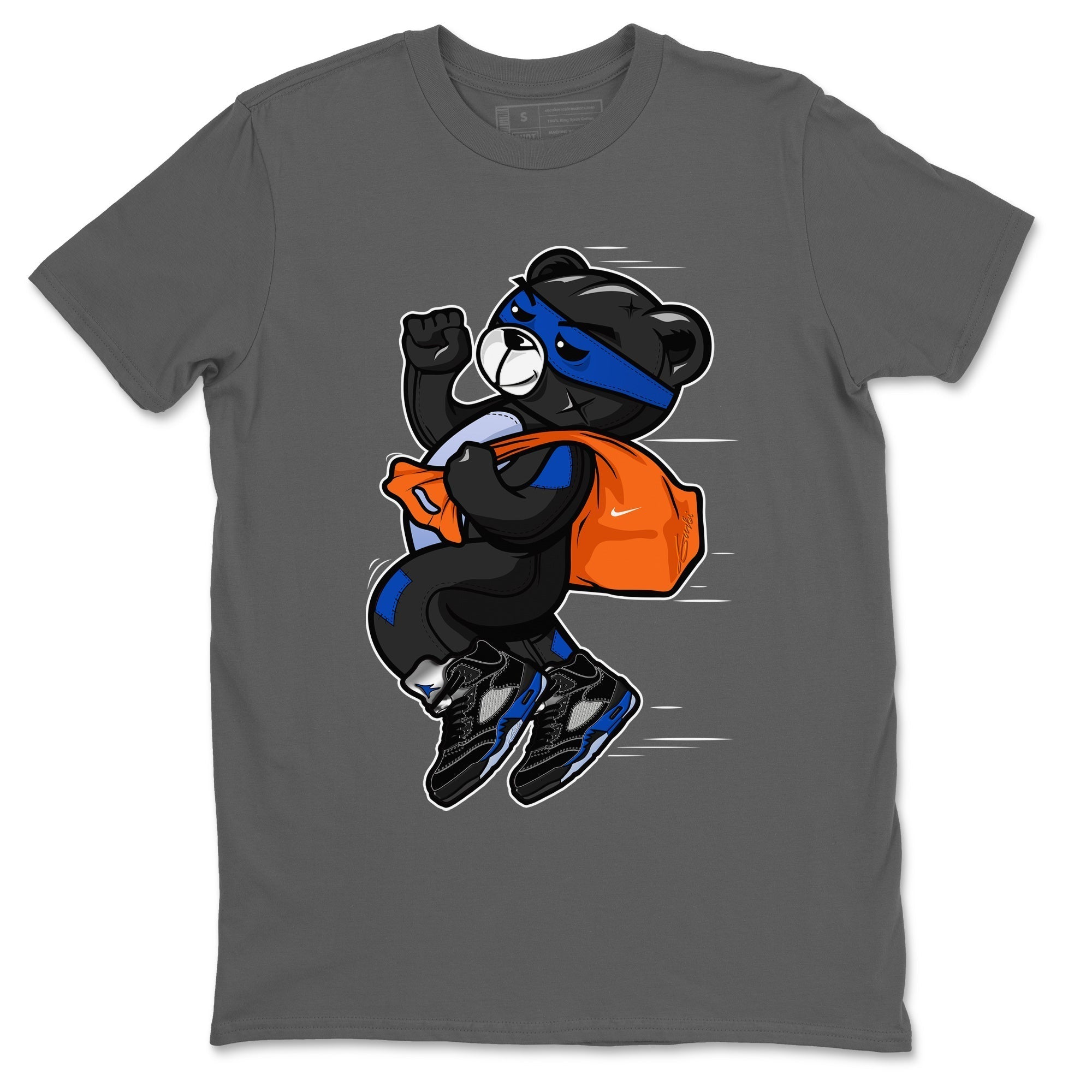 Thief Bear Unisex Tops - Air Jordan 5 Racer Blue