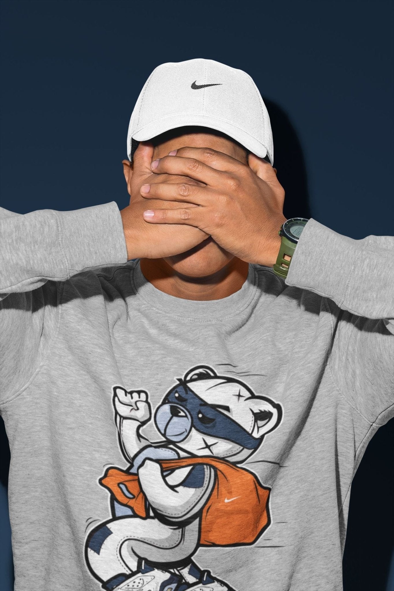Thief Bear Unisex Tops - Air Jordan 6 Midnight Navy