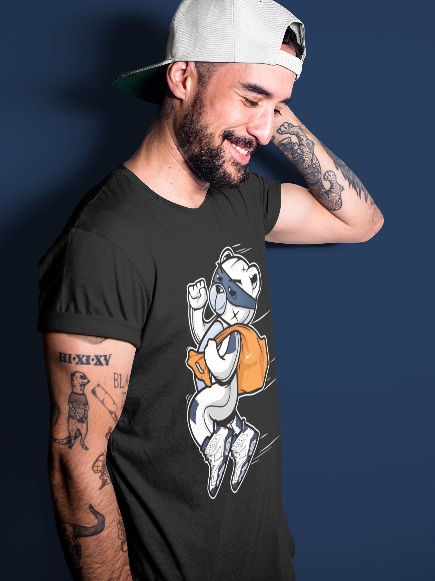 Thief Bear Unisex Tops - Air Jordan 6 Midnight Navy
