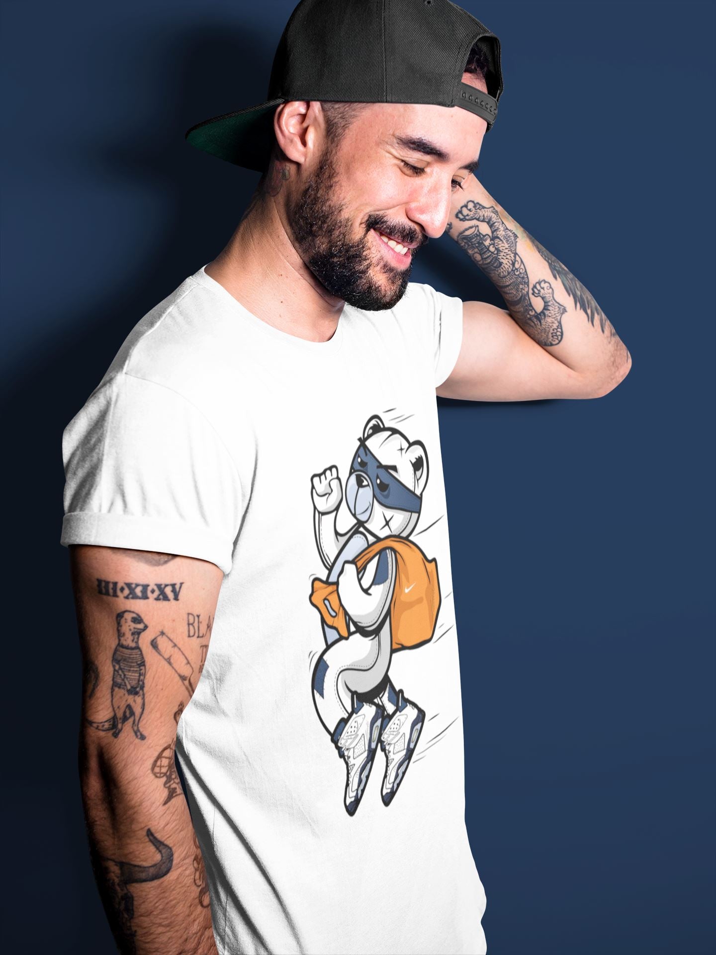 Thief Bear Unisex Tops - Air Jordan 6 Midnight Navy
