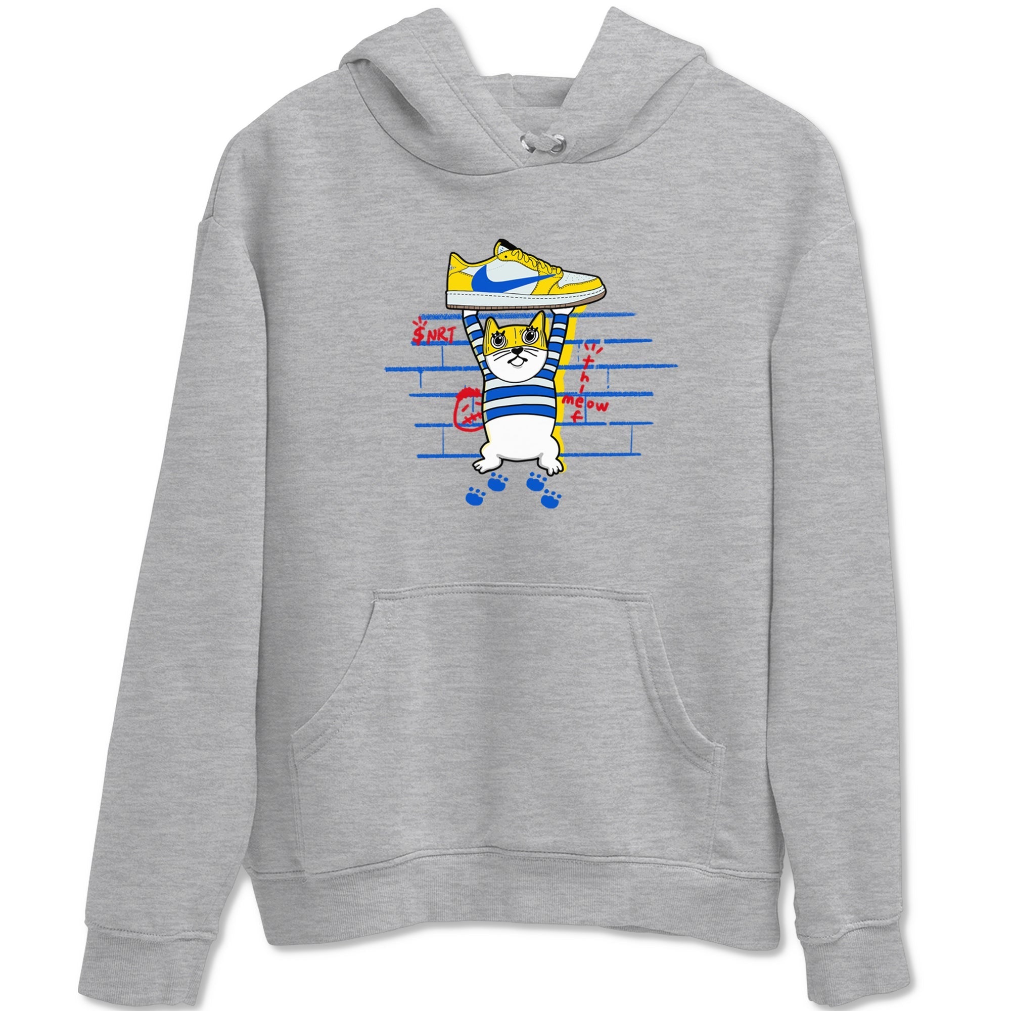 Thief Cat snkmatch Tees - Air Jordan 1 Travis Scott Canary