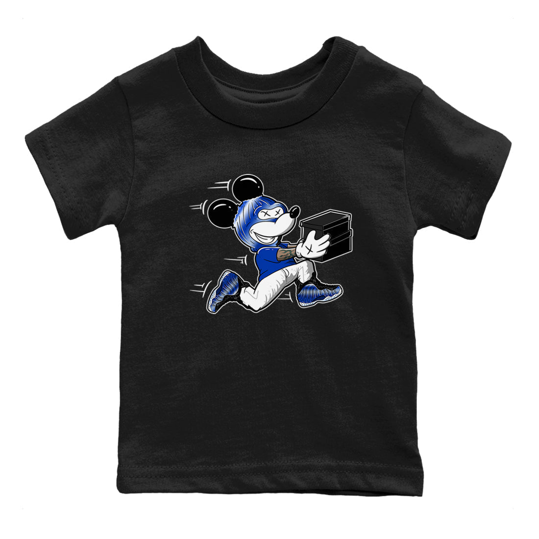 Thief Mouse snkmatch Tees Kids - Air Foamposite One Royal