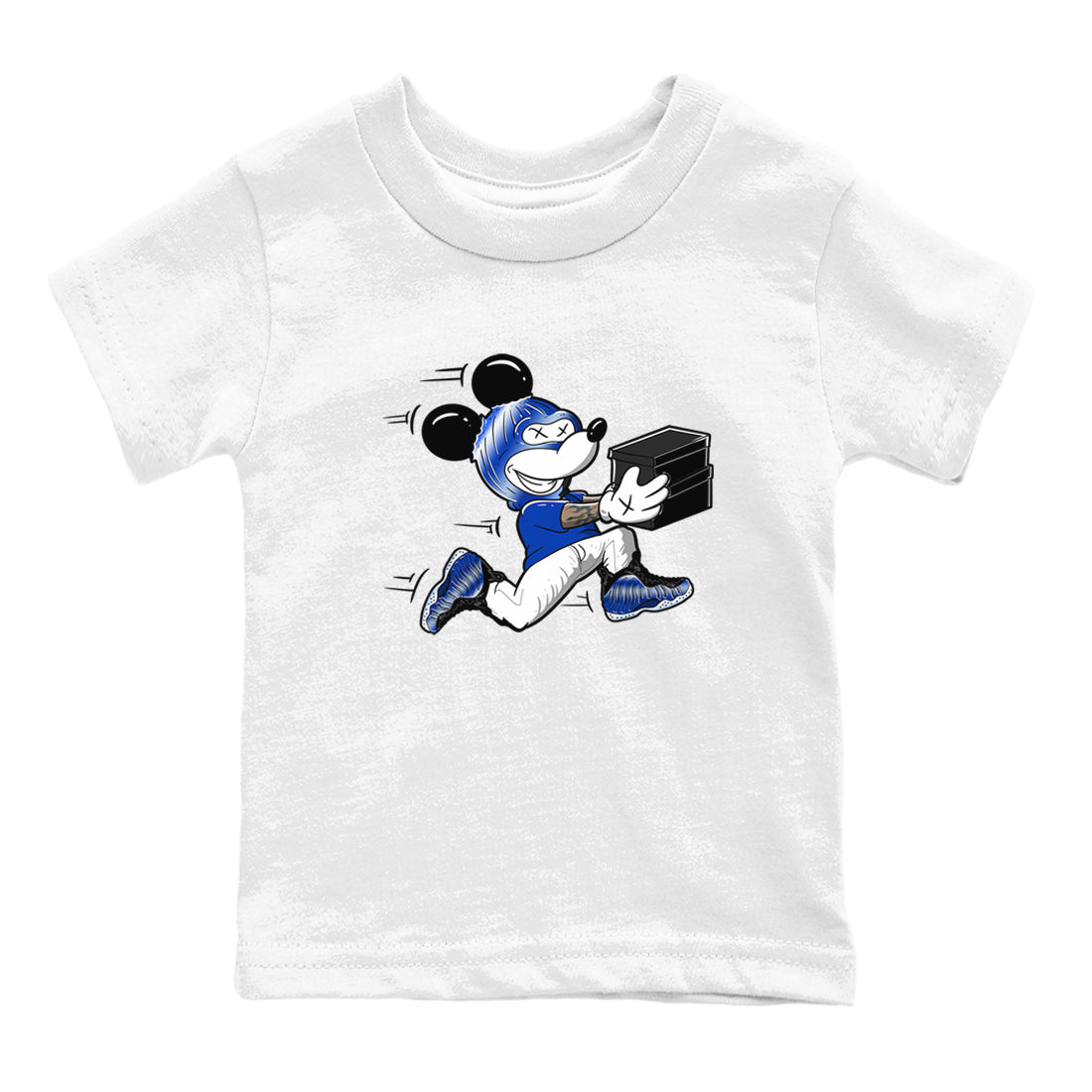Thief Mouse snkmatch Tees Kids - Air Foamposite One Royal