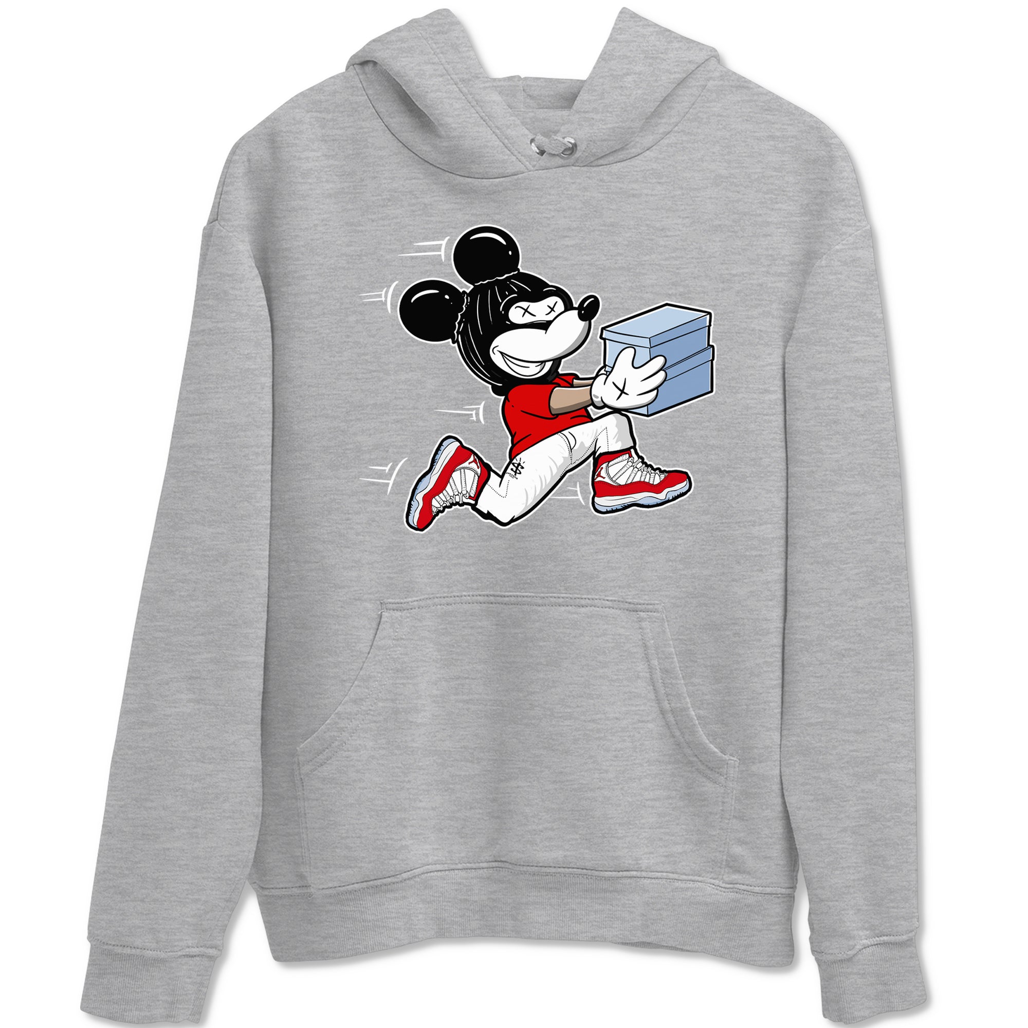 Thief Mouse snkmatch Tees - Air Jordan 11 Cherry