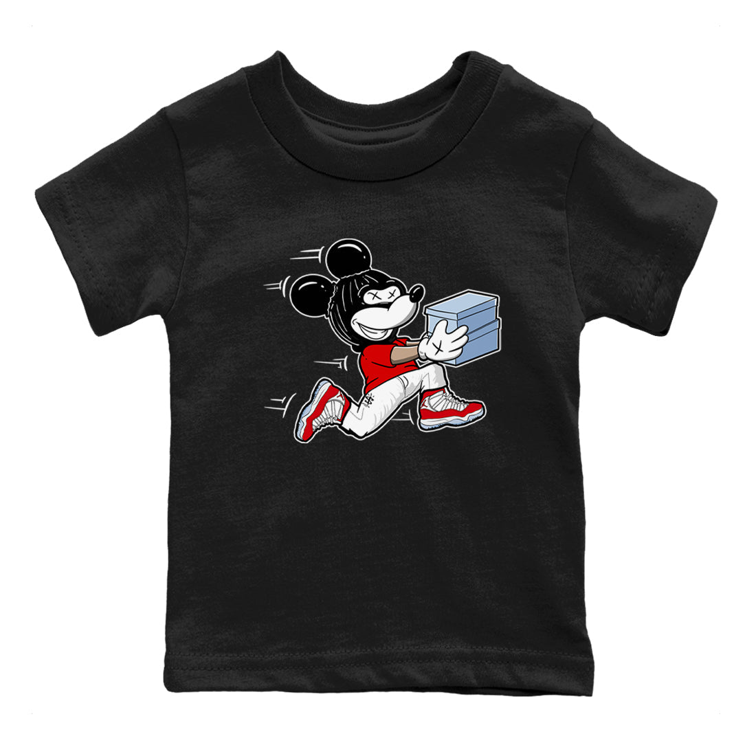 Thief Mouse snkmatch Tees Kids - Air Jordan 11 Cherry