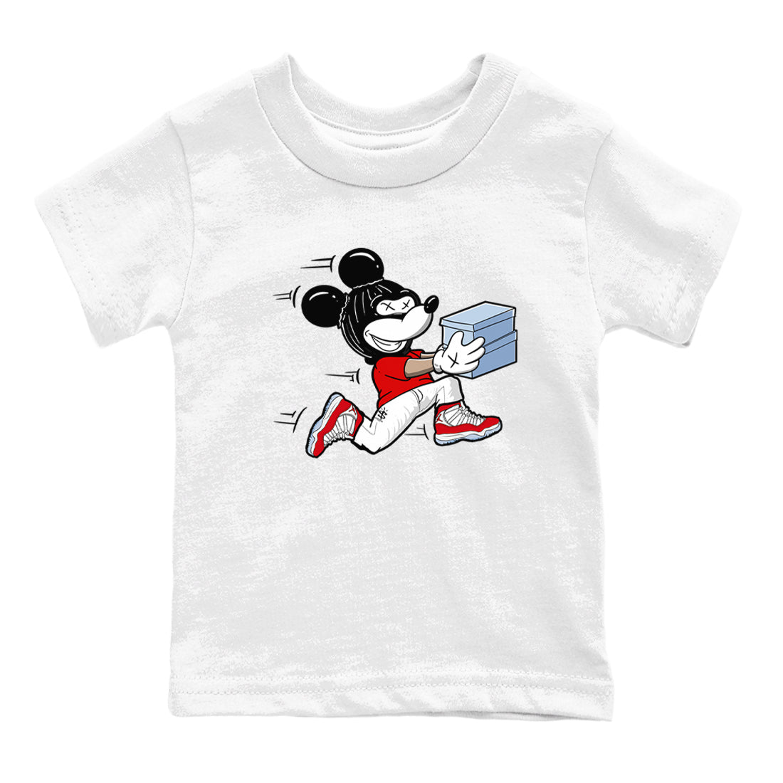 Thief Mouse snkmatch Tees Kids - Air Jordan 11 Cherry