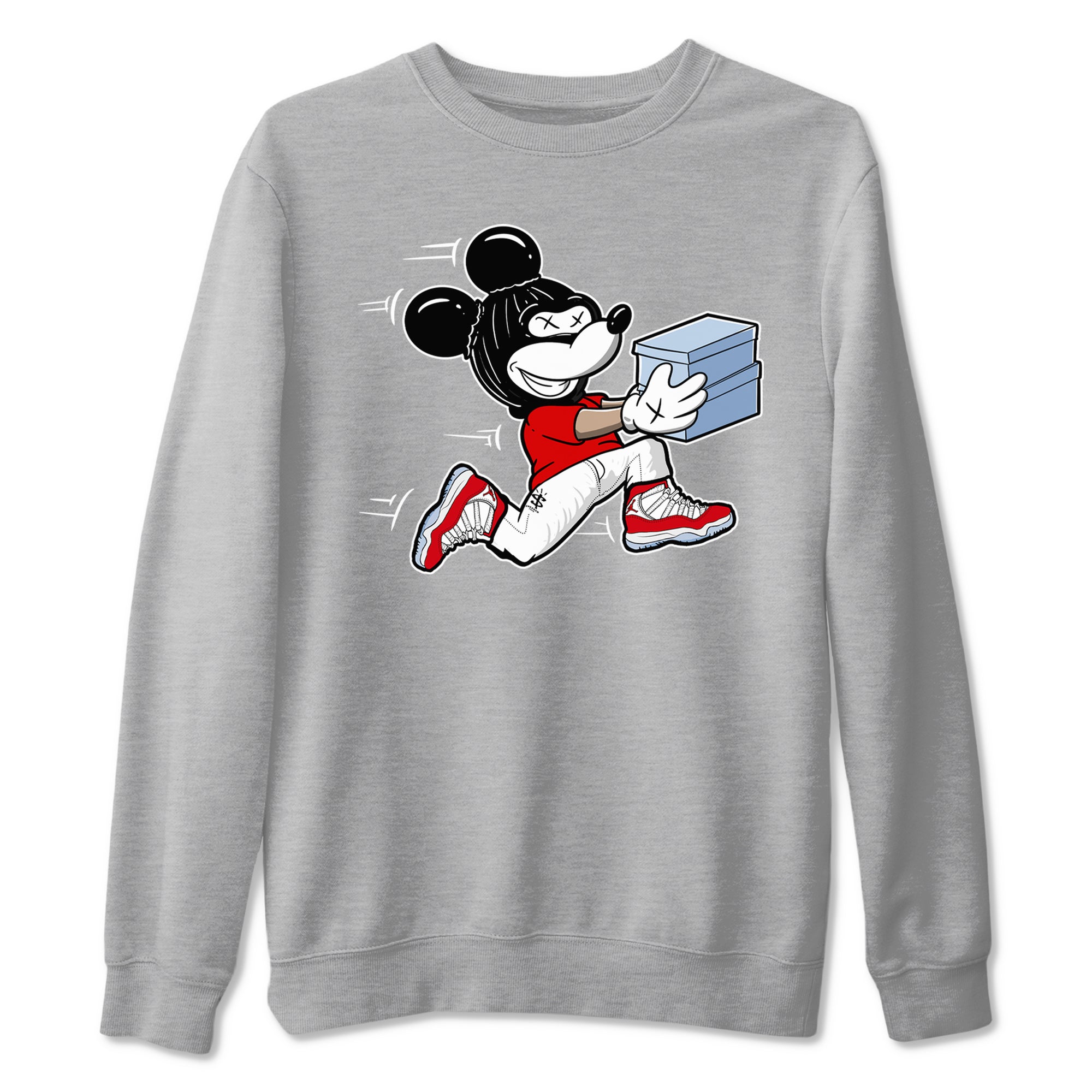Thief Mouse snkmatch Tees - Air Jordan 11 Cherry