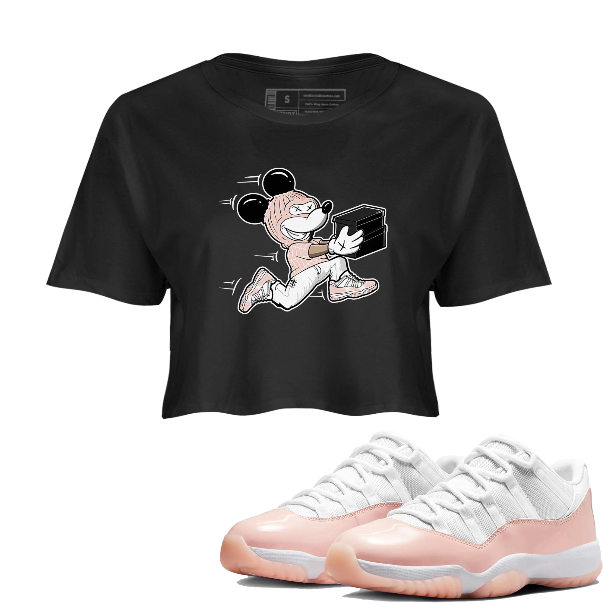 Thief Mouse snkmatch Women's Top - Air Jordan 11 Legend Pink