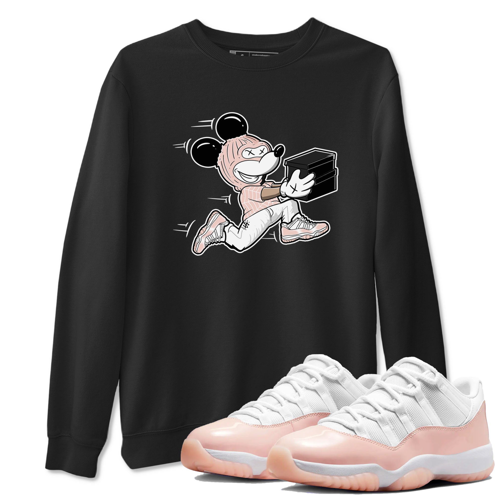Thief Mouse snkmatch Tees - Air Jordan 11 Legend Pink