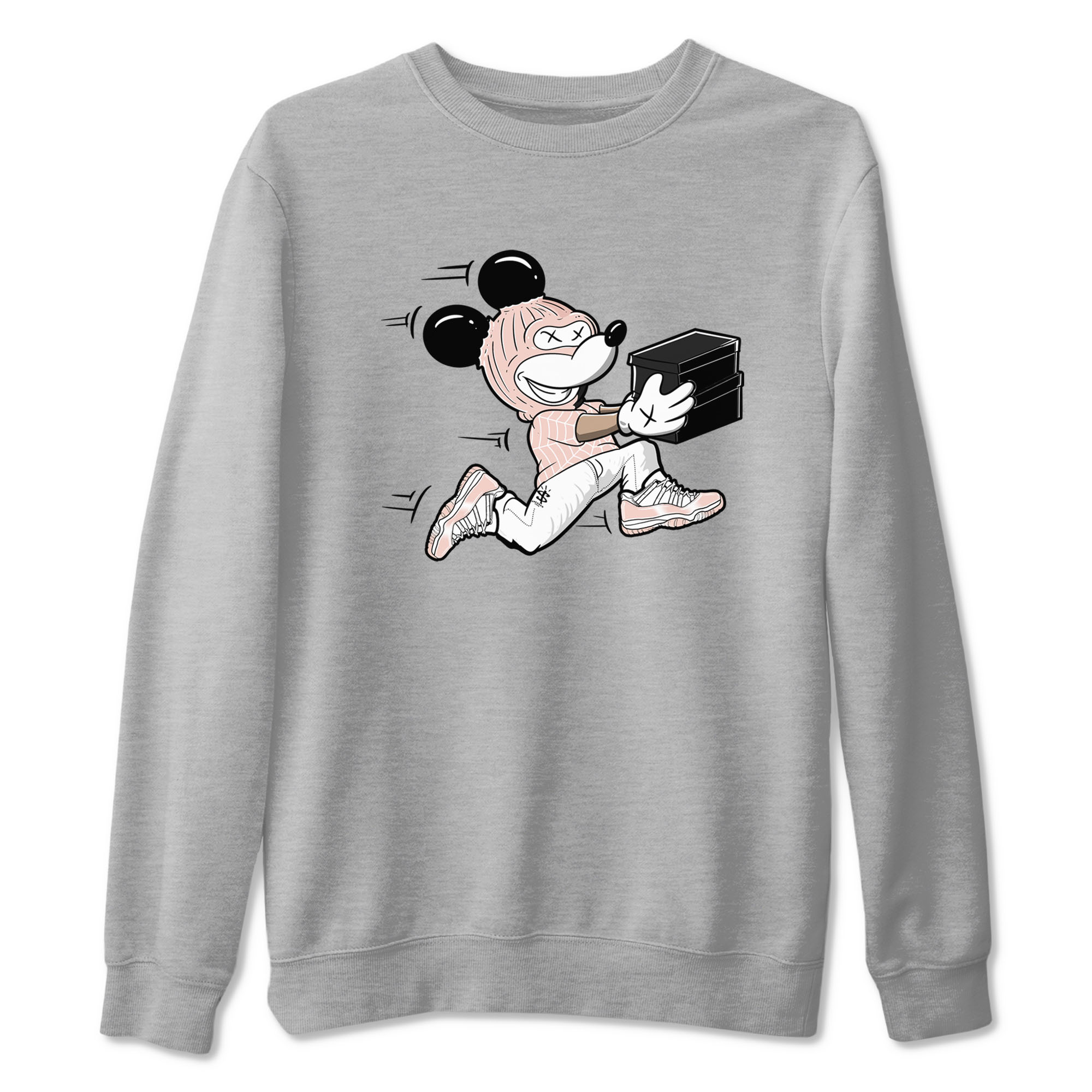 Thief Mouse snkmatch Tees - Air Jordan 11 Legend Pink