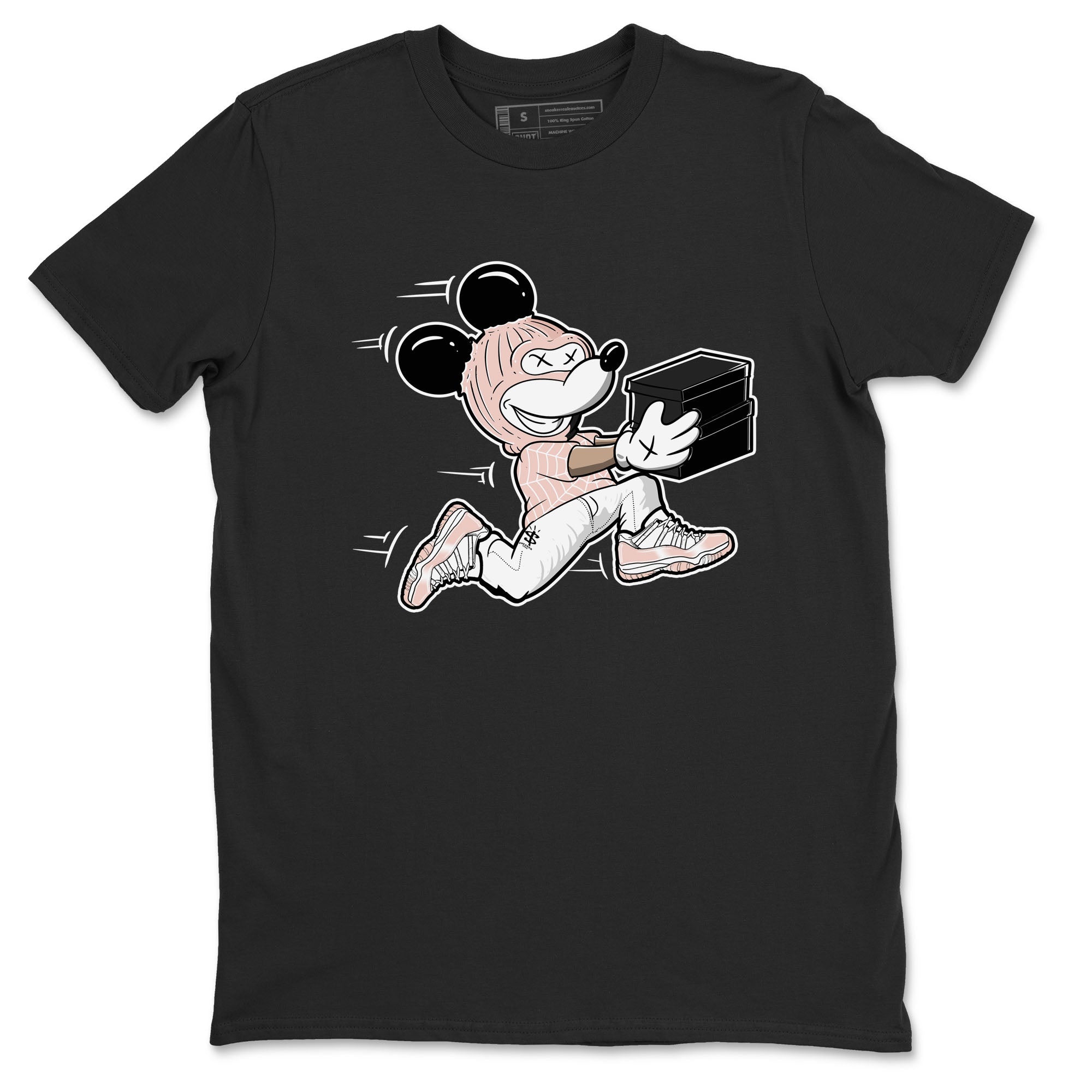 Thief Mouse snkmatch Tees - Air Jordan 11 Legend Pink