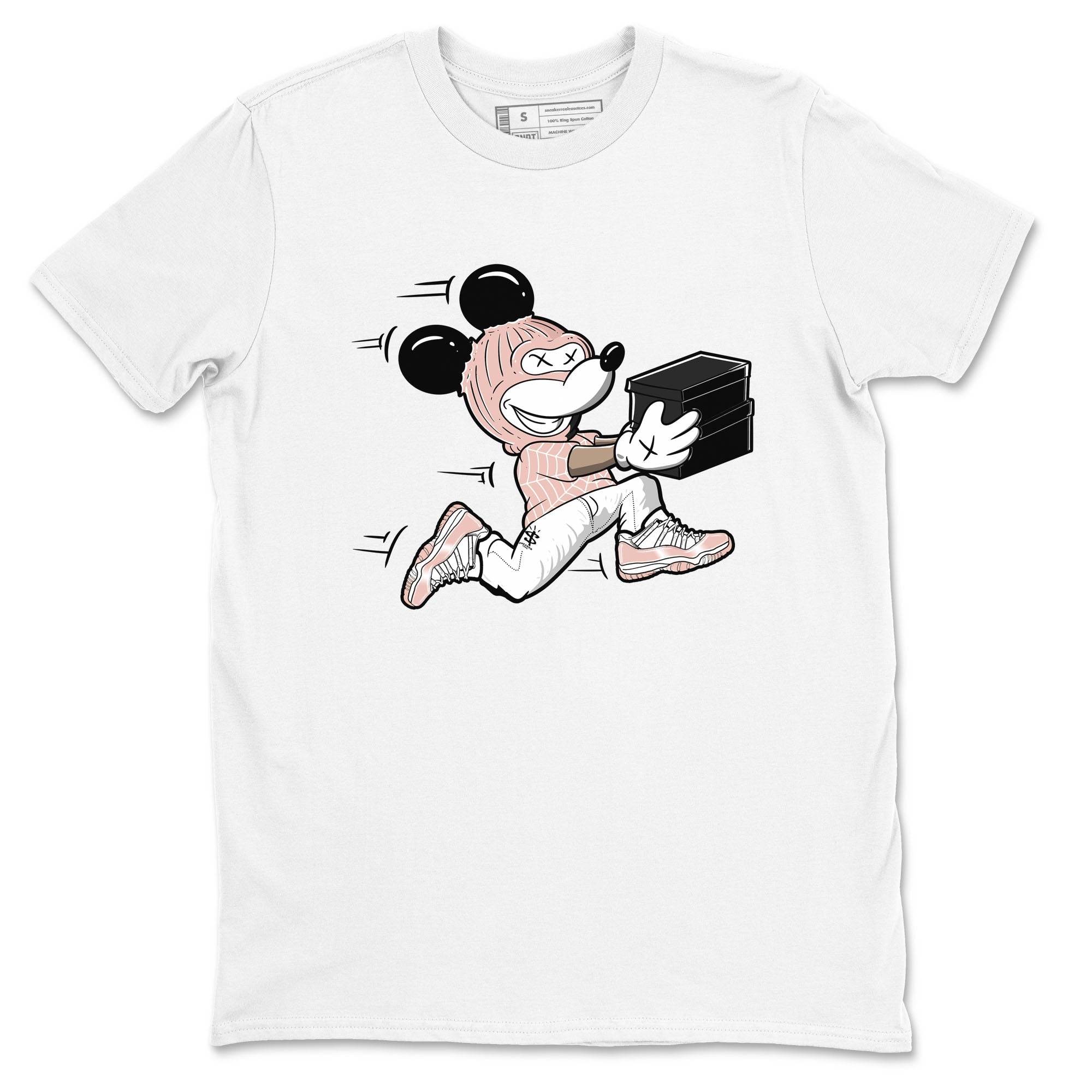 Thief Mouse snkmatch Tees - Air Jordan 11 Legend Pink