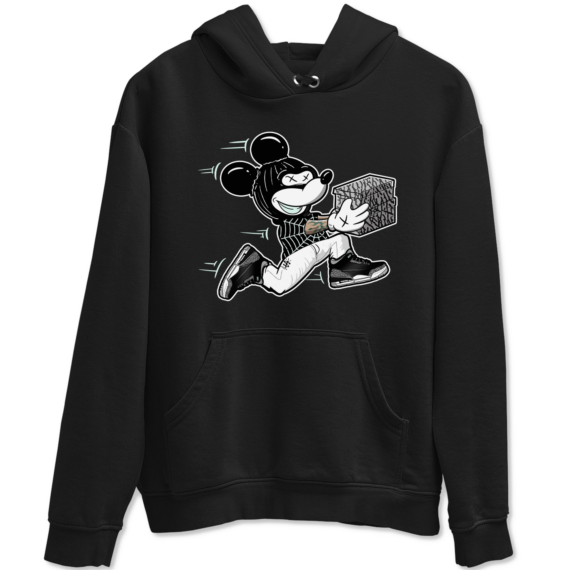 Thief Mouse snkmatch Tees - Air Jordan 3 Green Glow