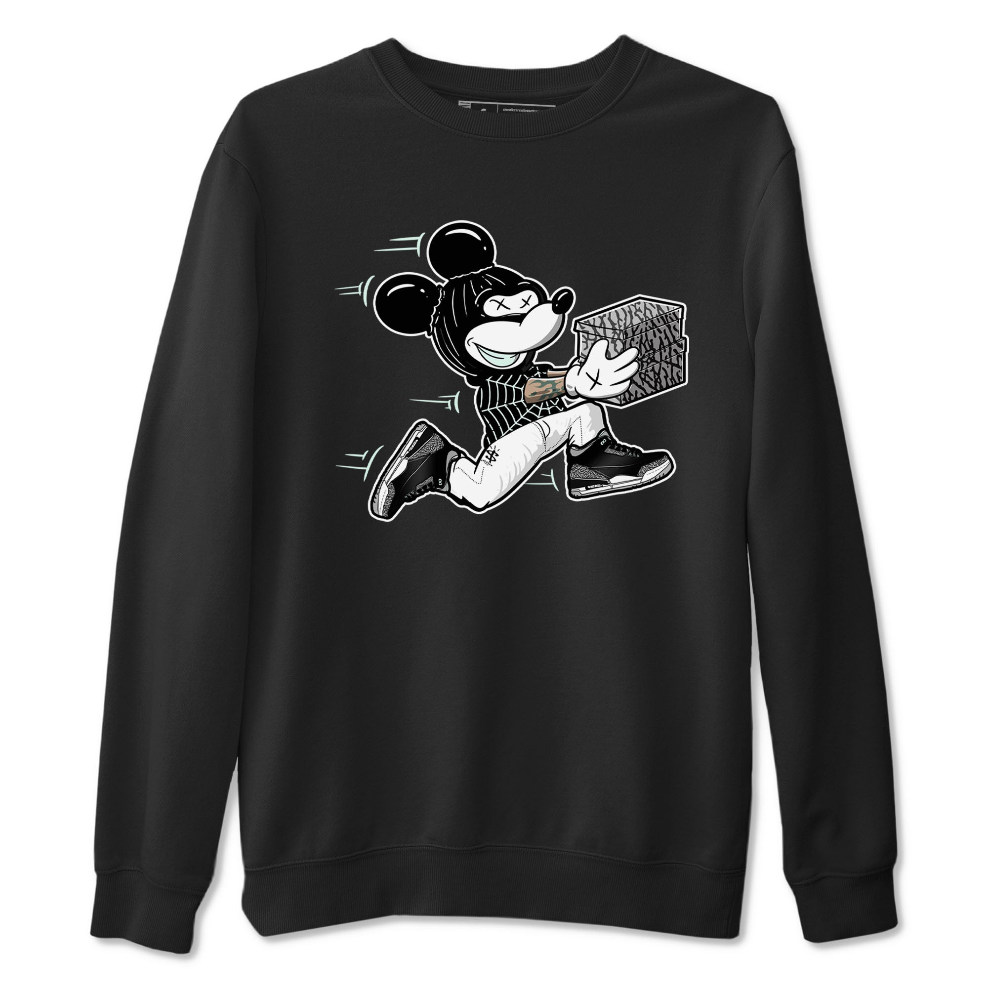 Thief Mouse snkmatch Tees - Air Jordan 3 Green Glow