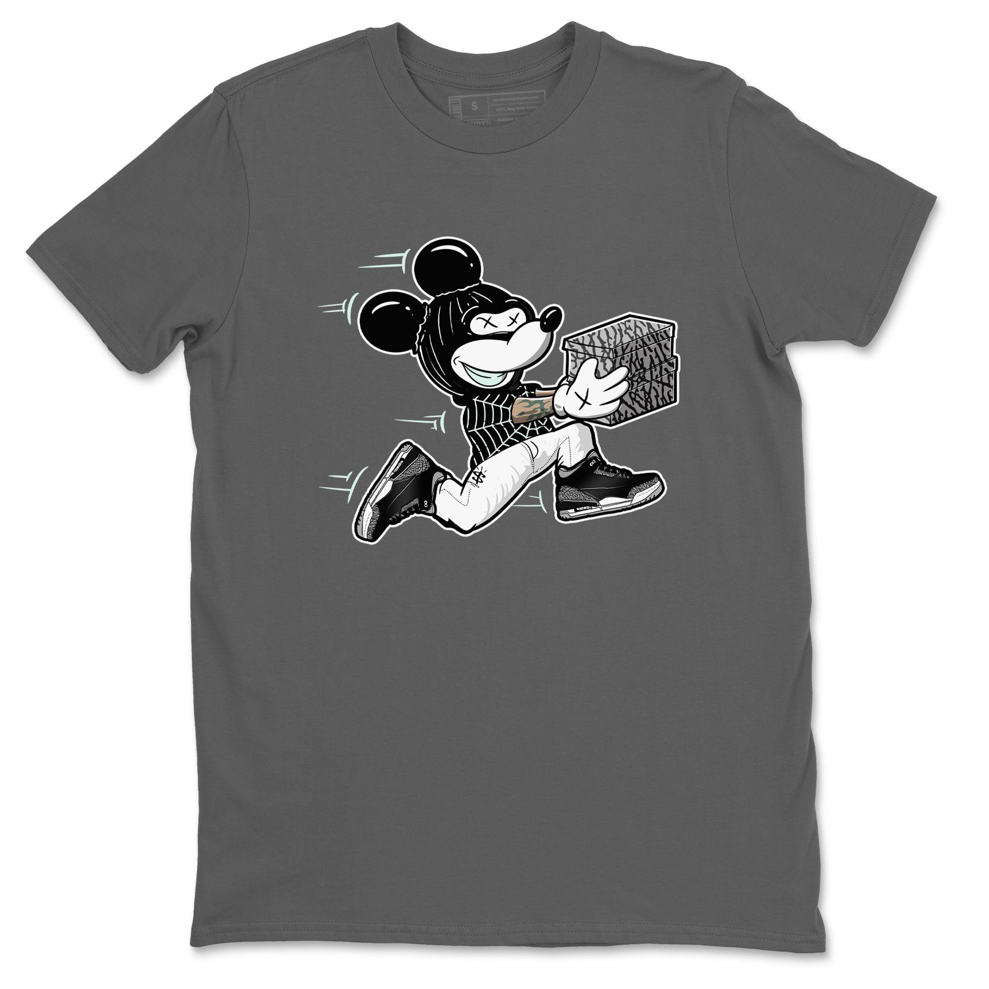 Thief Mouse snkmatch Tees - Air Jordan 3 Green Glow
