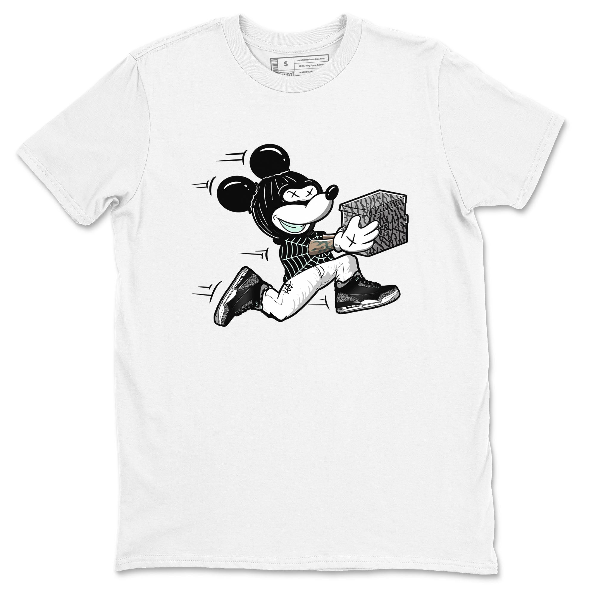 Thief Mouse snkmatch Tees - Air Jordan 3 Green Glow