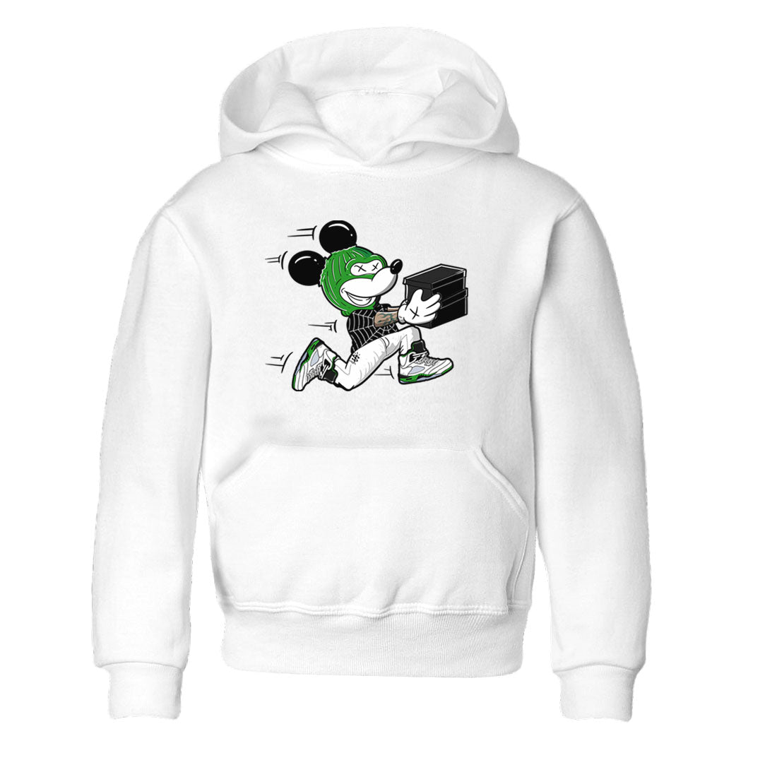 Thief Mouse snkmatch Tees Kids - Air Jordan 5 Lucky Green
