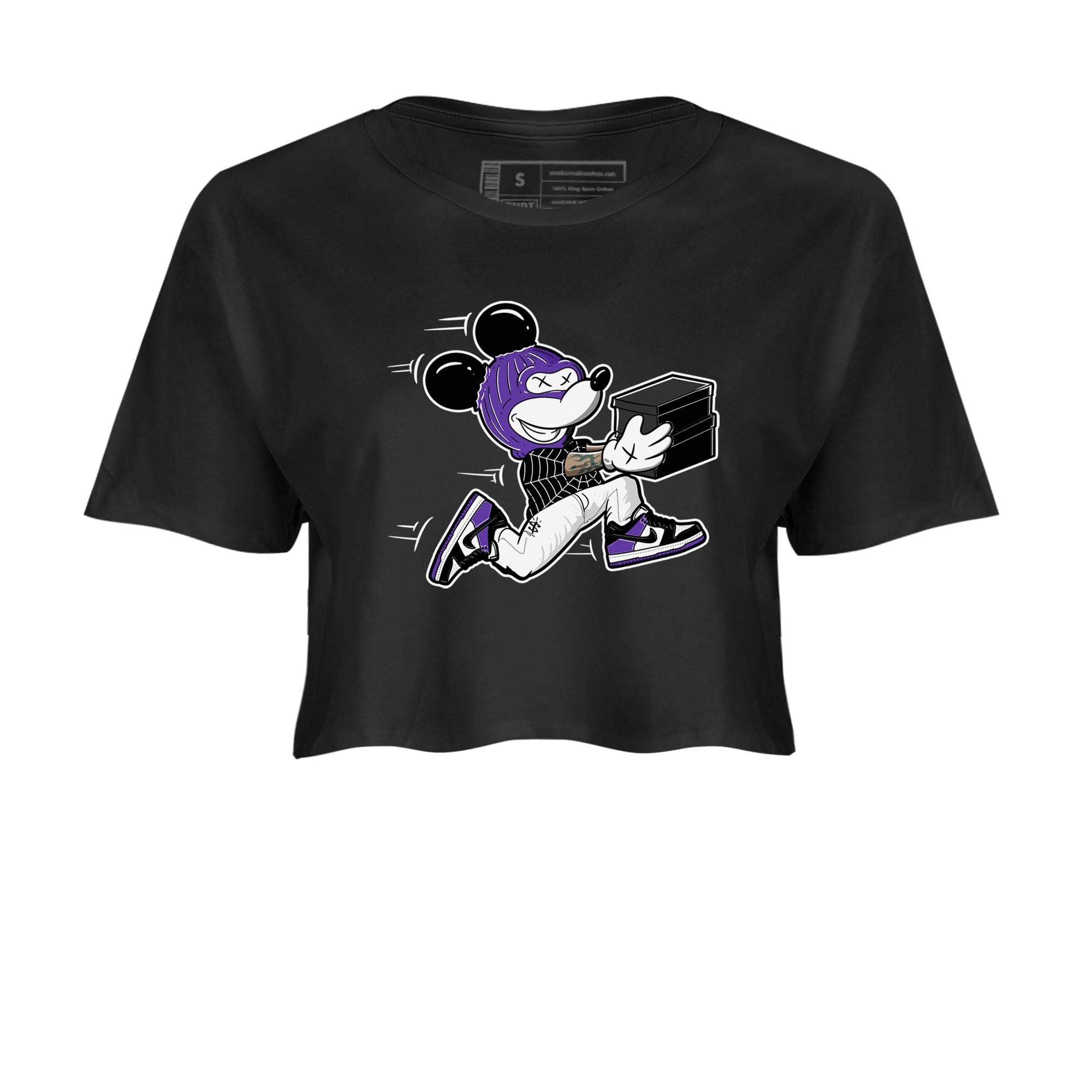 Thief Mouse snkmatch Women's Top - Dunk Low Court Purple