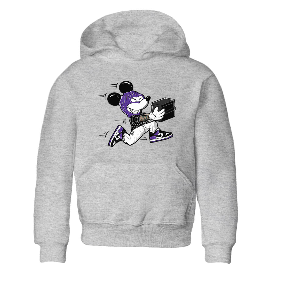 Thief Mouse snkmatch Tees Kids - Dunk Low Court Purple