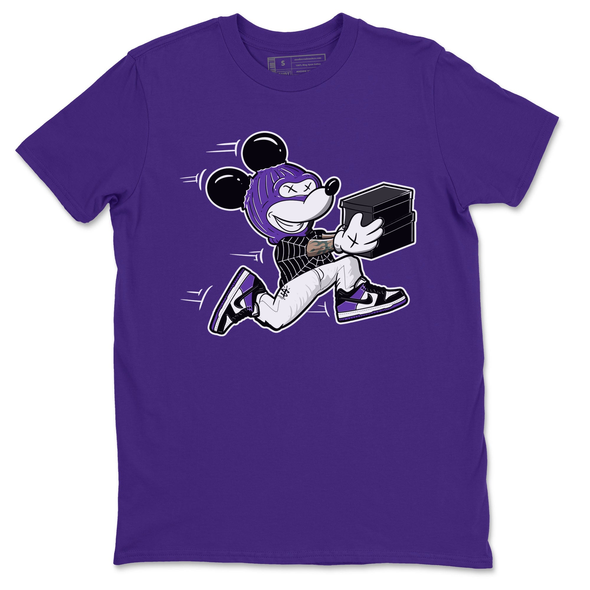 Thief Mouse snkmatch Tees - Dunk Low Court Purple