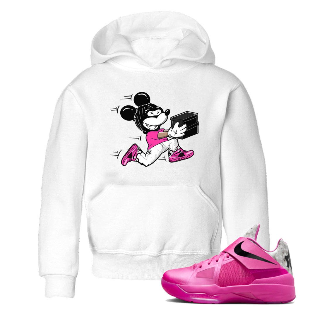 Thief Mouse snkmatch Tees Kids - Nike KD 4 Aunt Pearl