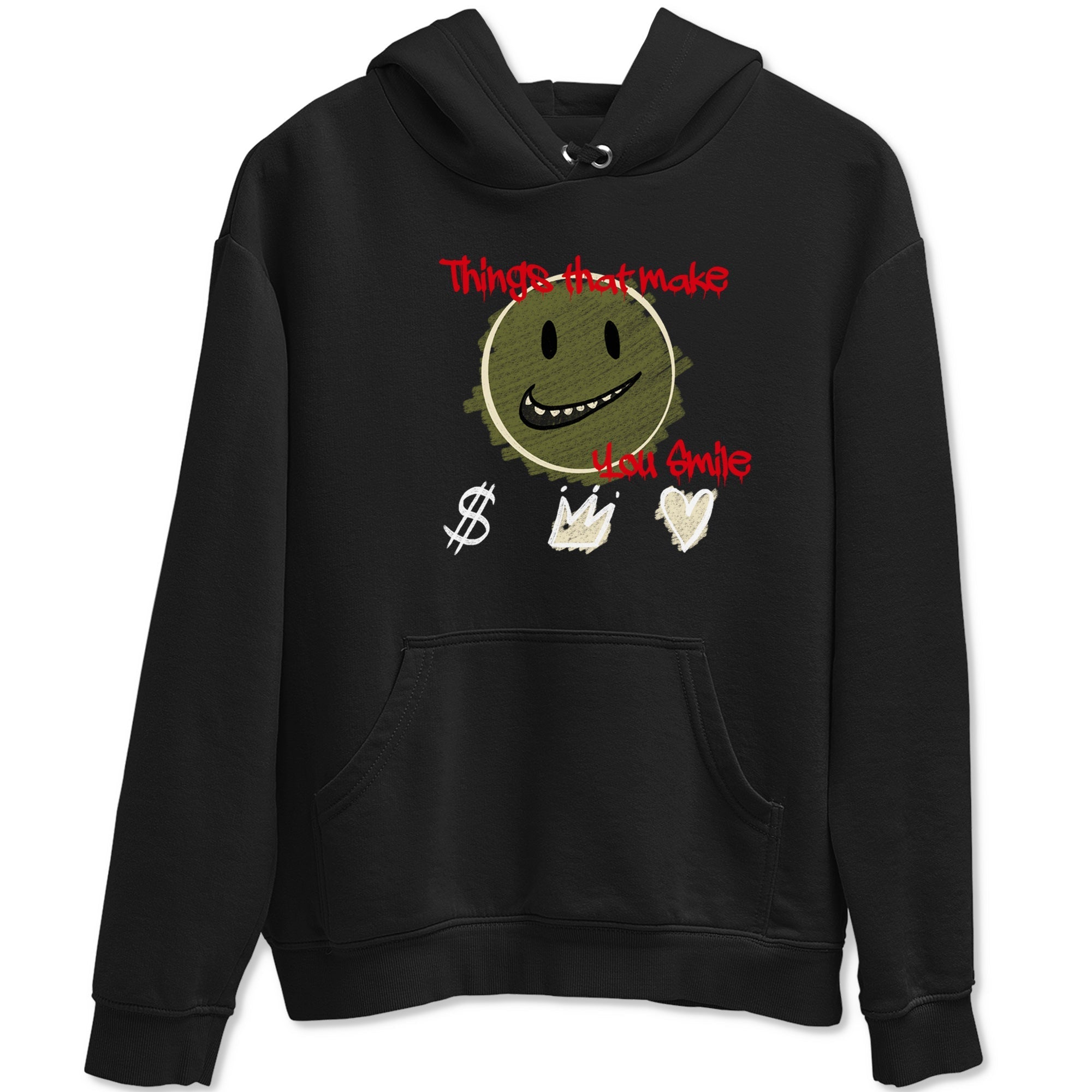 Things That Make You Smile snkmatch Tees - Air Jordan 1 Travis Scott Medium Olive
