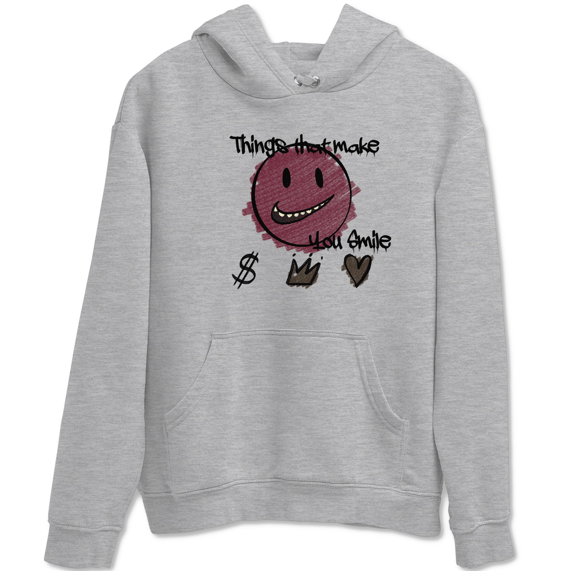 Things That Make You Smile snkmatch Tees - Air Jordan 3 A Ma Maniere x Burgundy Crush
