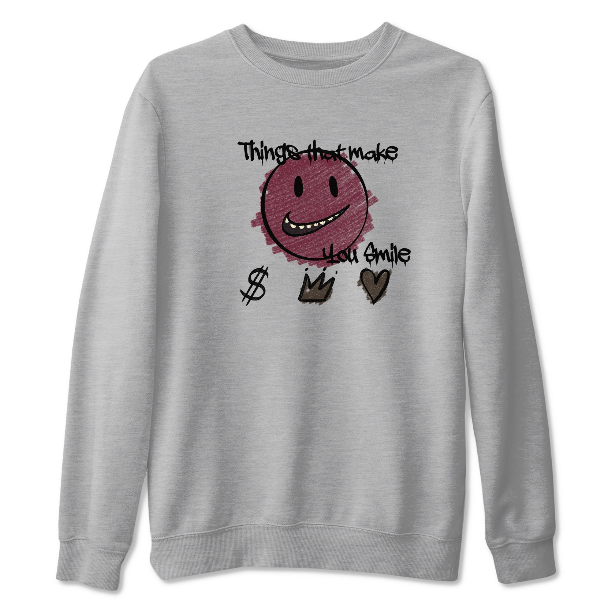 Things That Make You Smile snkmatch Tees - Air Jordan 3 A Ma Maniere x Burgundy Crush