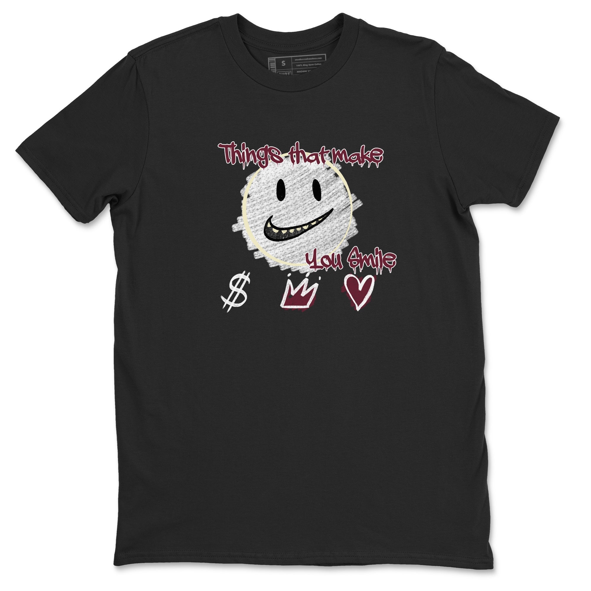 Things That Make You Smile snkmatch Tees - Air Jordan 3 A Ma Maniere x Burgundy Crush