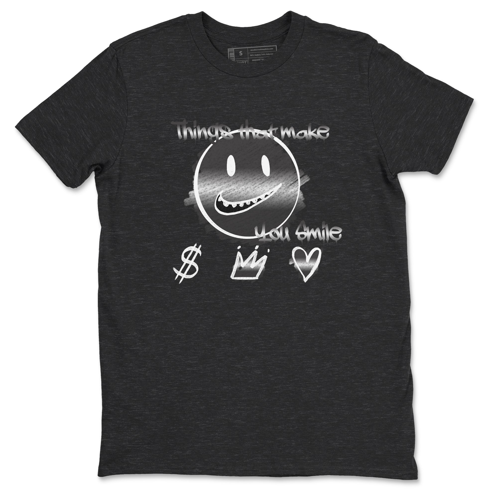 Things That Make You Smile snkmatch Tees - Air Jordan 4 Black Cat