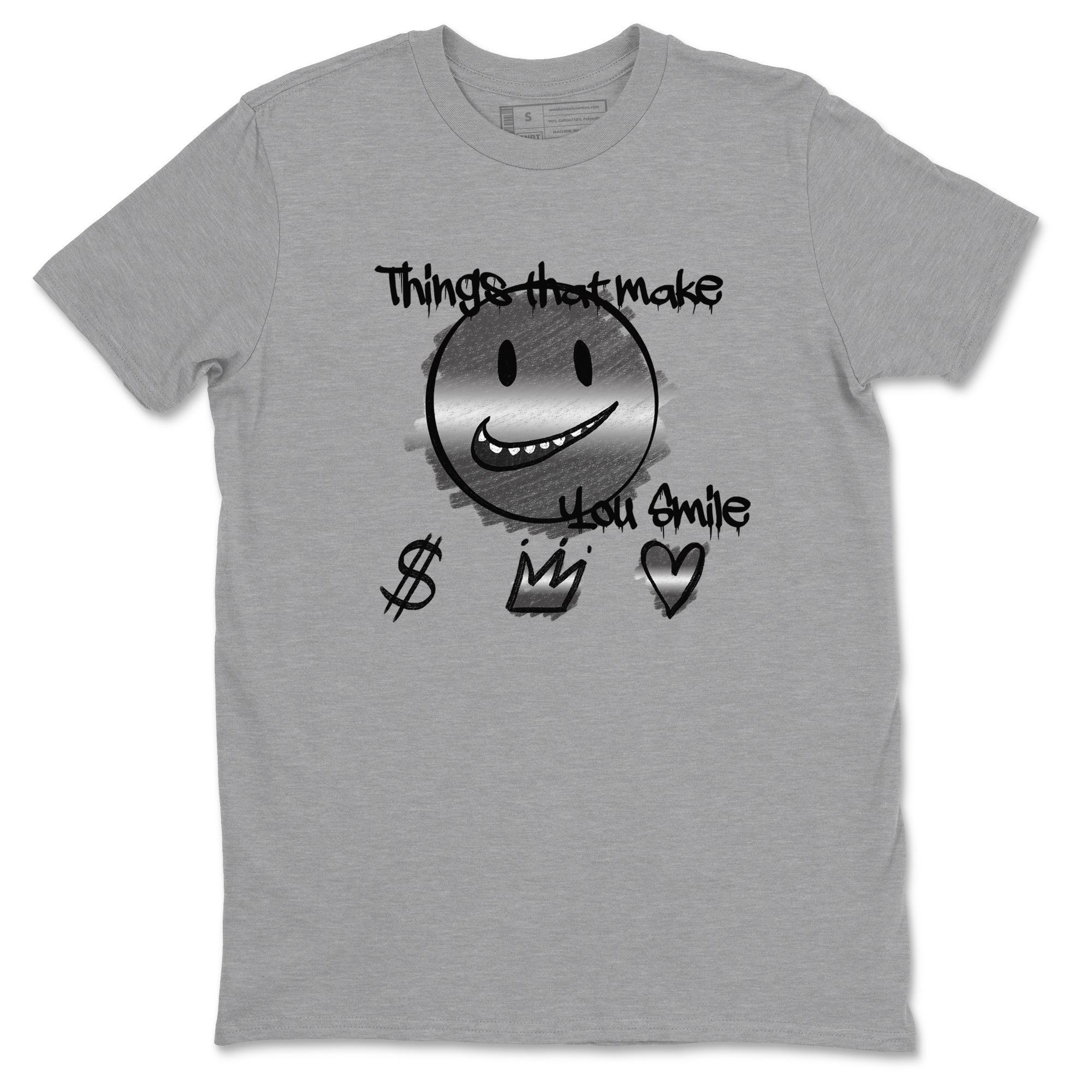 Things That Make You Smile snkmatch Tees - Air Jordan 4 Black Cat