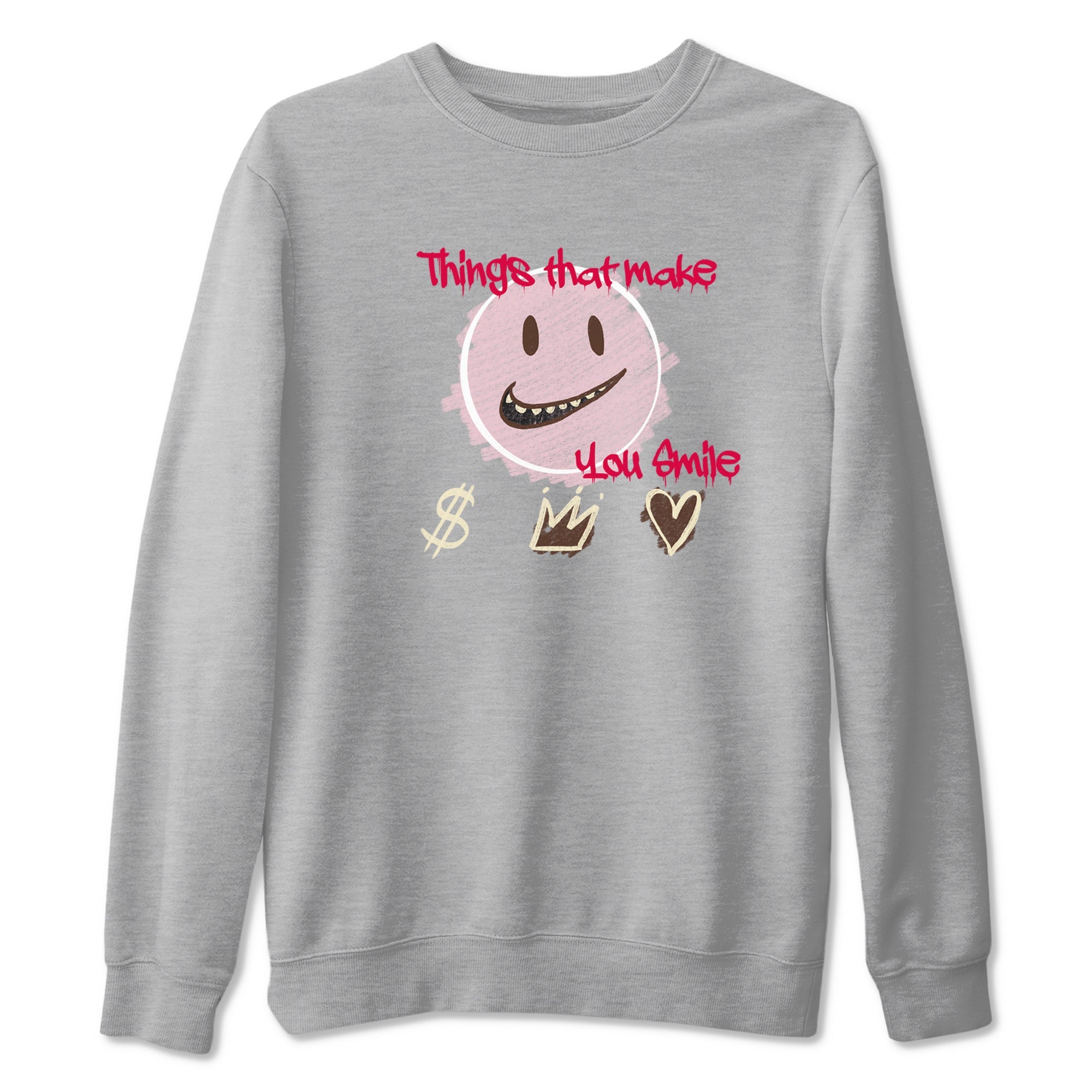 Things That Make You Smile snkmatch Tees - Dunk Cacao Wow And Pink Foam