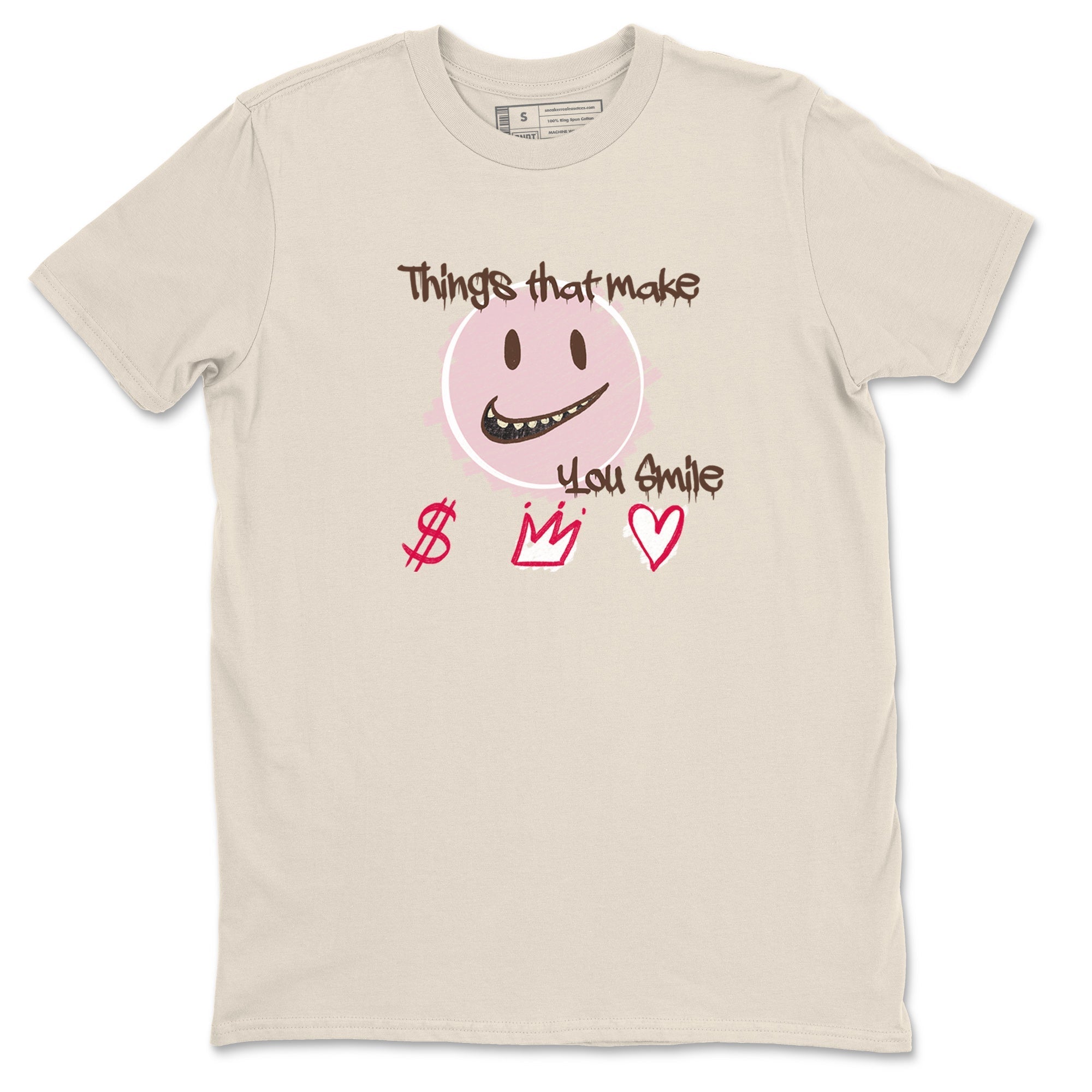 Things That Make You Smile snkmatch Tees - Dunk Cacao Wow And Pink Foam