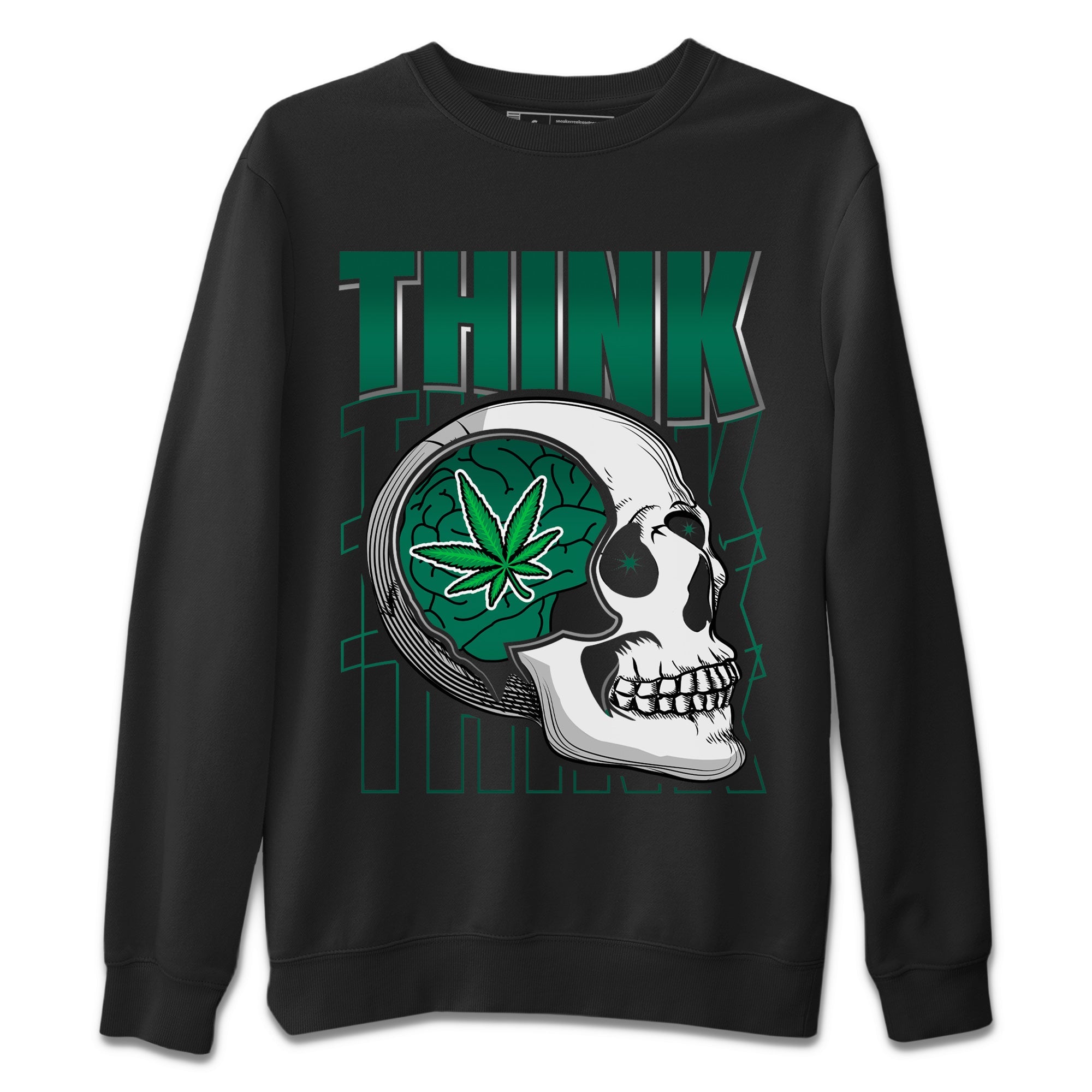 Think Skeleton Unisex Tops - Air Jordan 1 Gorge Green