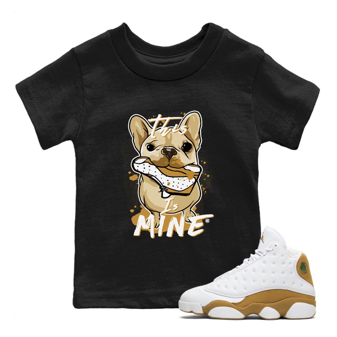 This Is Mine Kids Tops - Air Jordan 13 Wheat