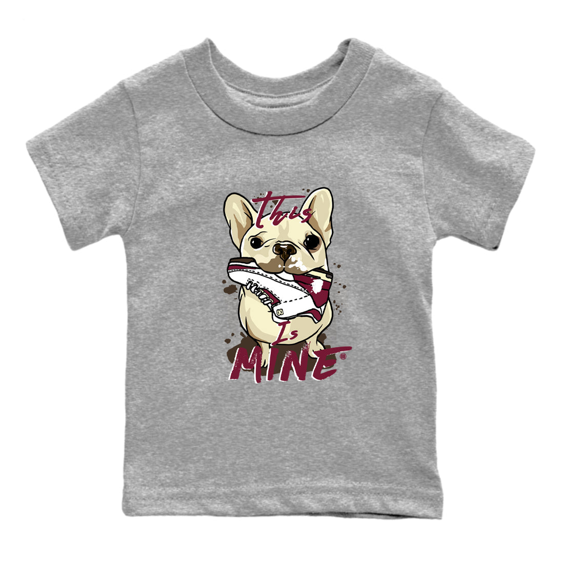 This Is Mine snkmatch Tees Kids - Air Jordan 3 A Ma Maniere x Burgundy Crush