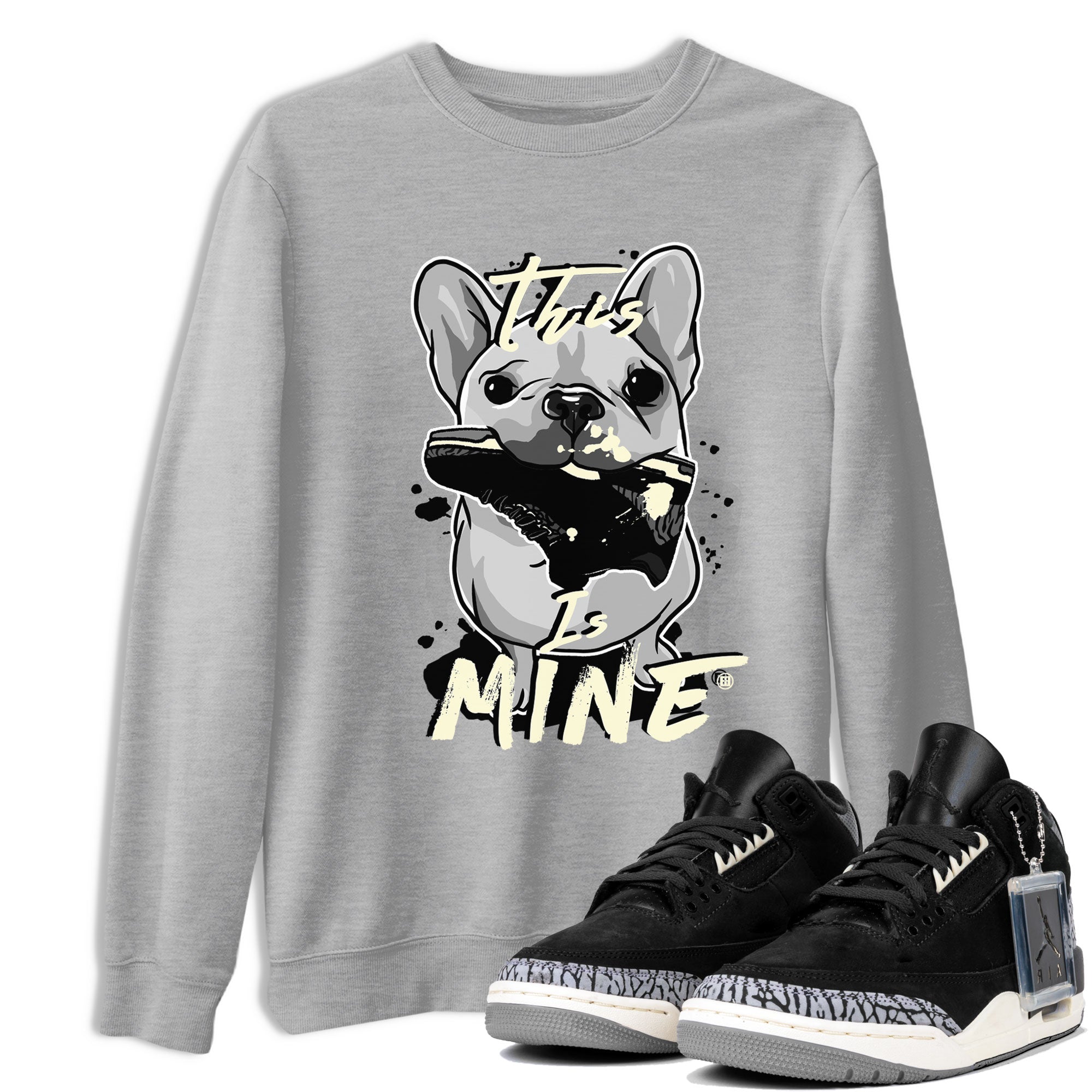 This Is Mine snkmatch Tee - Air Jordan 3 Off Noir