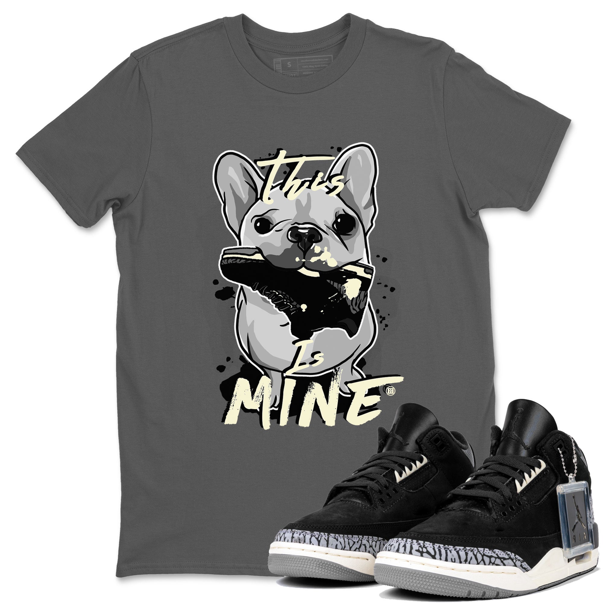 This Is Mine snkmatch Tee - Air Jordan 3 Off Noir