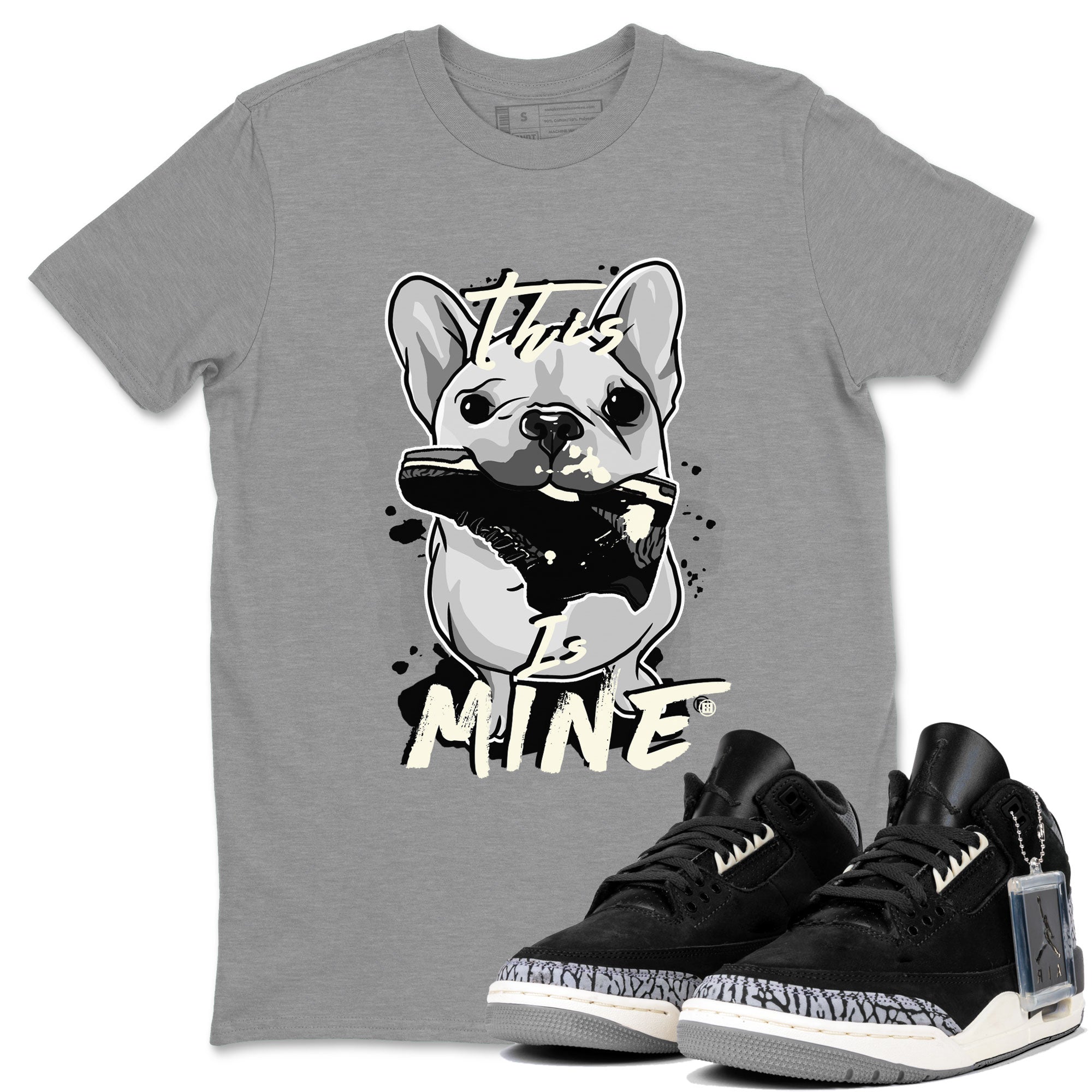 This Is Mine snkmatch Tee - Air Jordan 3 Off Noir