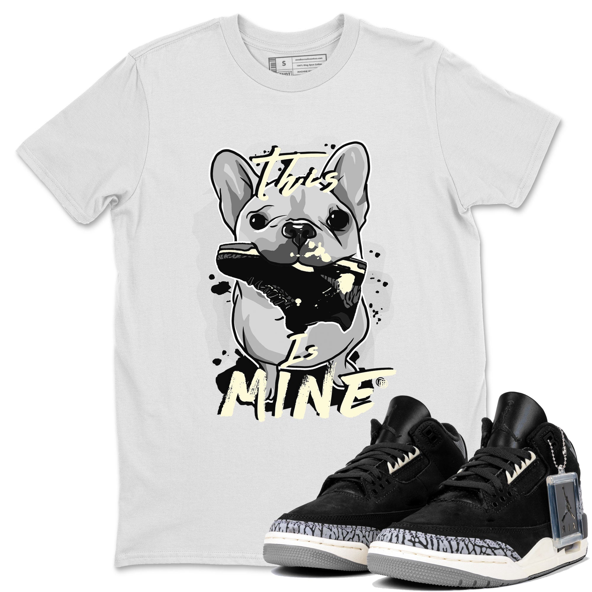 This Is Mine snkmatch Tee - Air Jordan 3 Off Noir