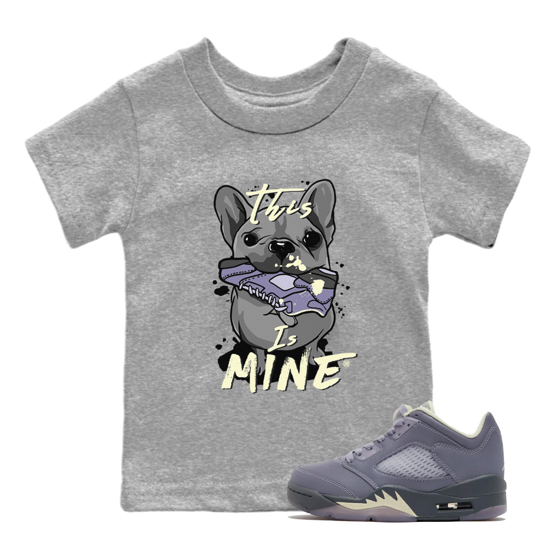 This Is Mine Kids Tops - Air Jordan 5 Indigo Haze