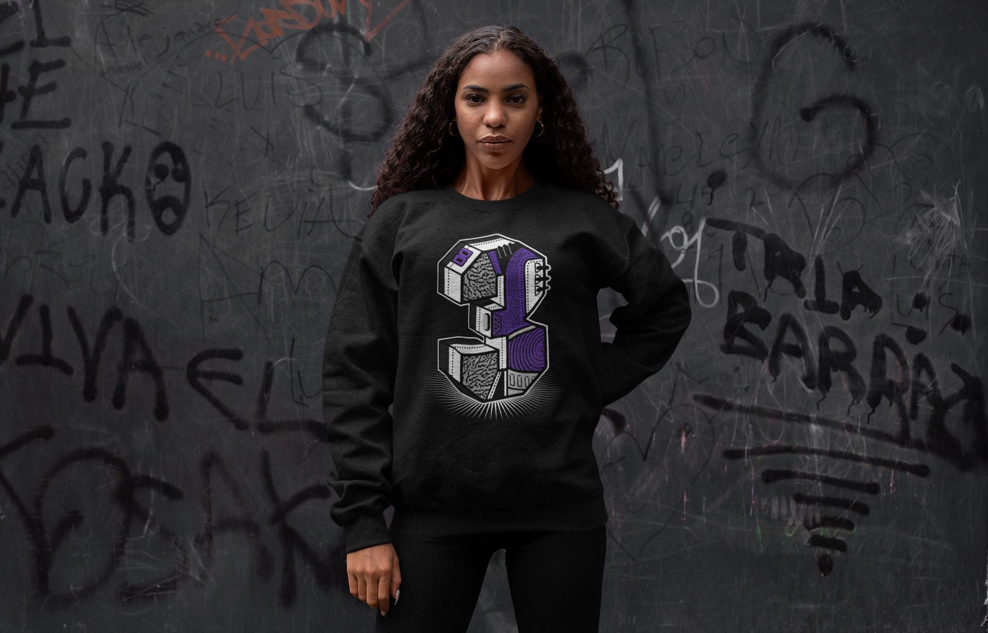 Three Statue Unisex Tops - Air Jordan 3 Dark Iris