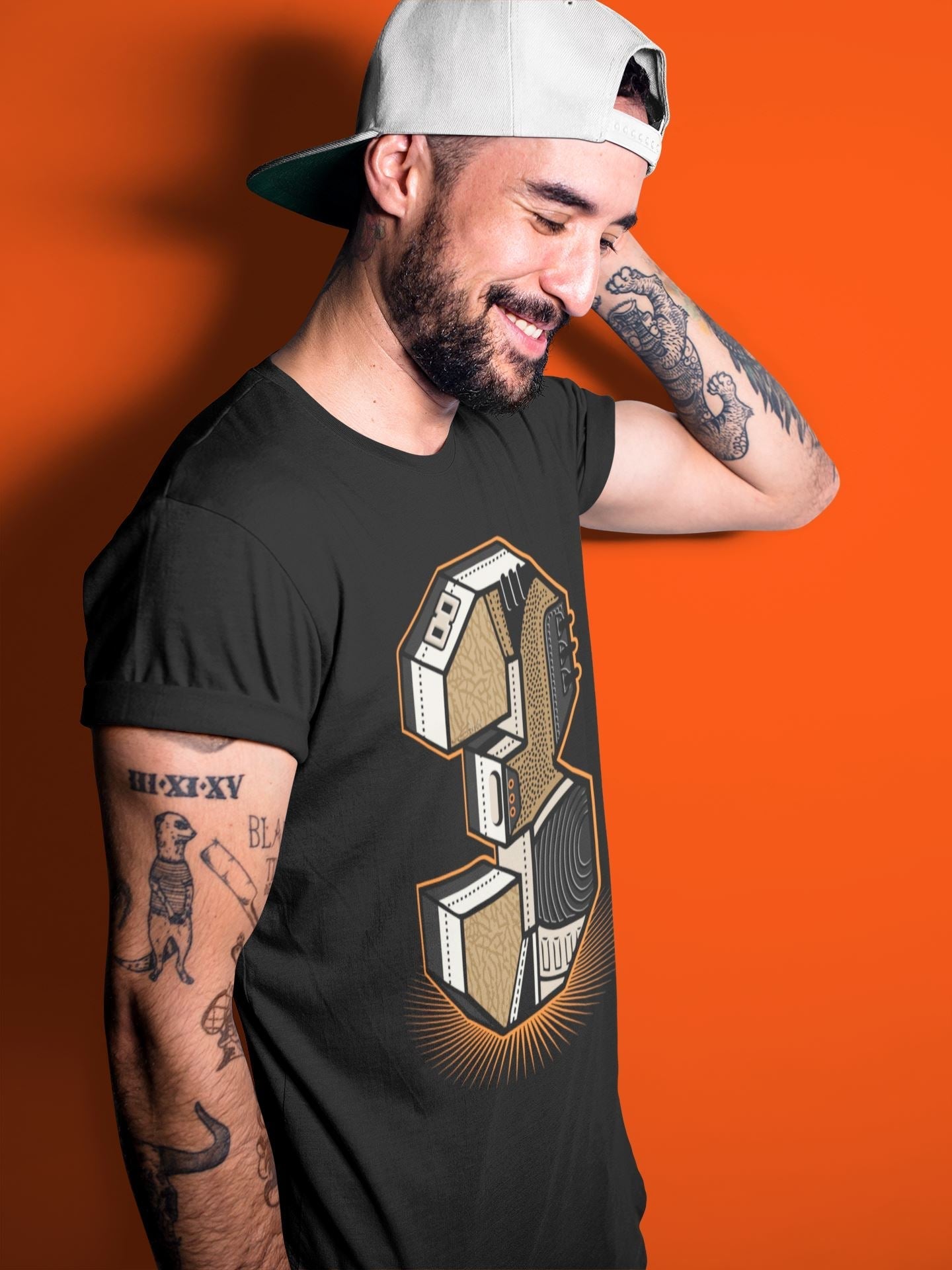 Three Statue Unisex Tops - Air Jordan 3 Desert Elephant