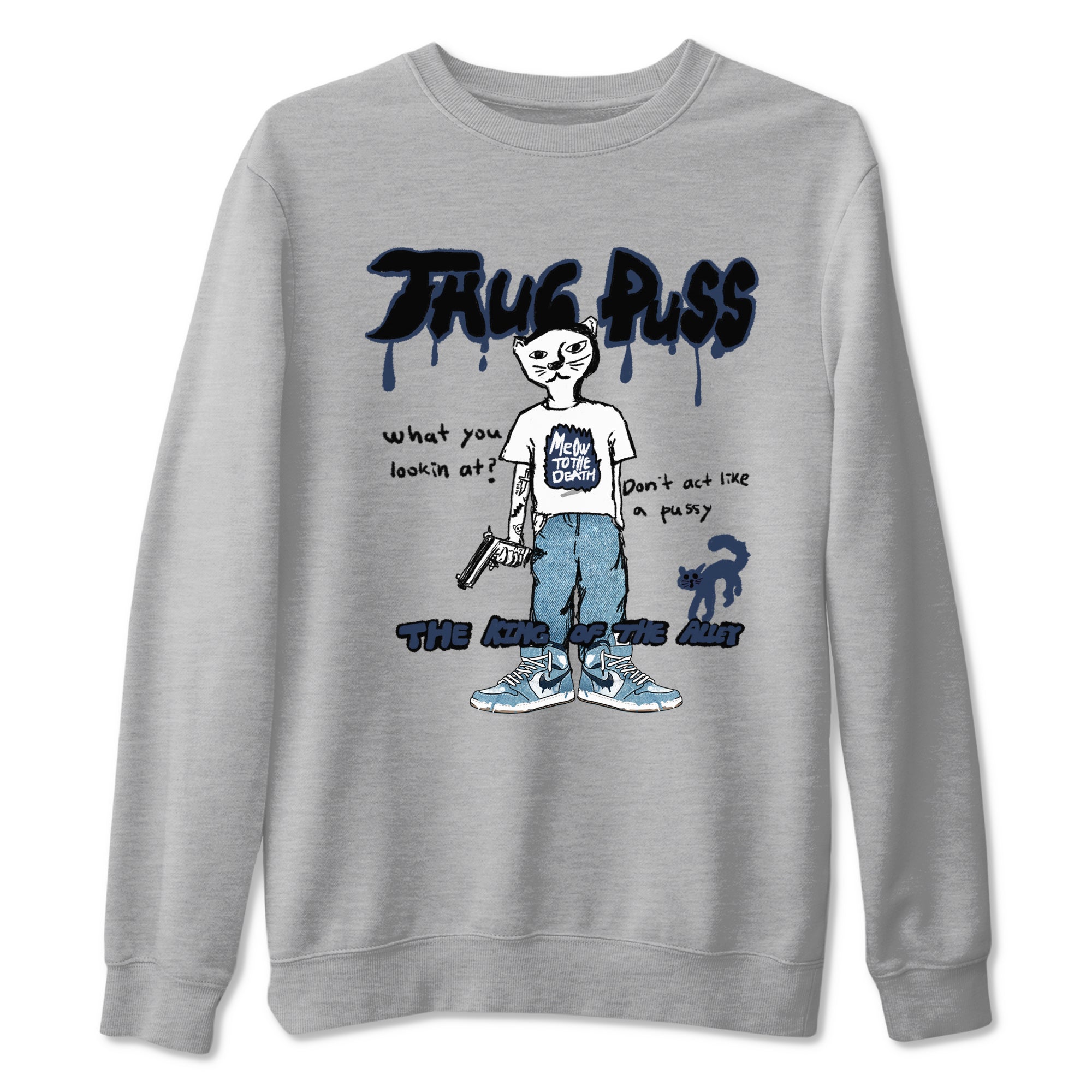 Thug Puss snkmatch Tees - Air Jordan 1 Denim 2024