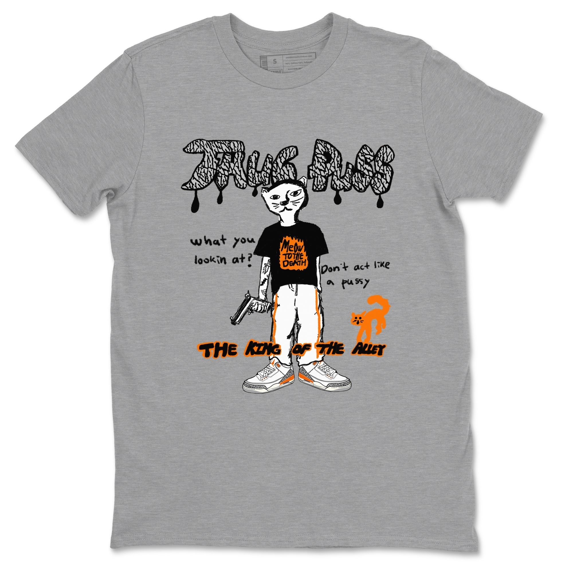 Thug Puss snkmatch Tees - Air Jordan 3 Georgia Peach