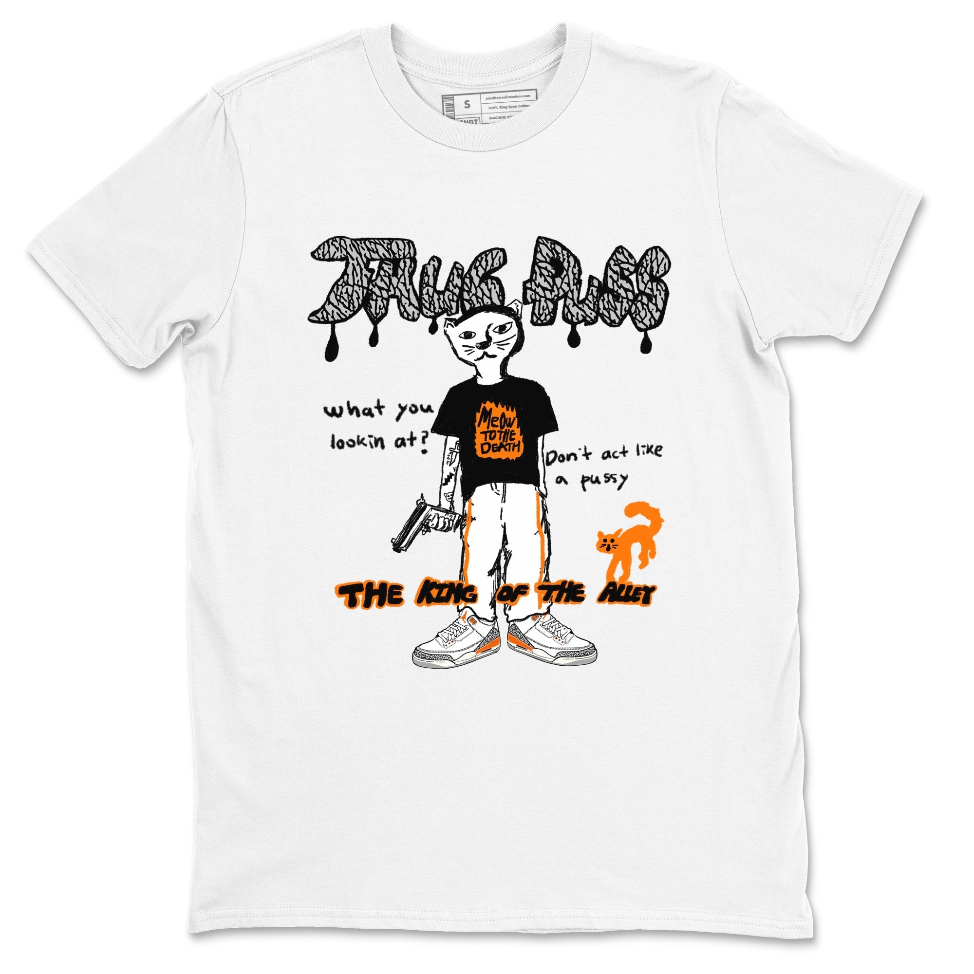 Thug Puss snkmatch Tees - Air Jordan 3 Georgia Peach