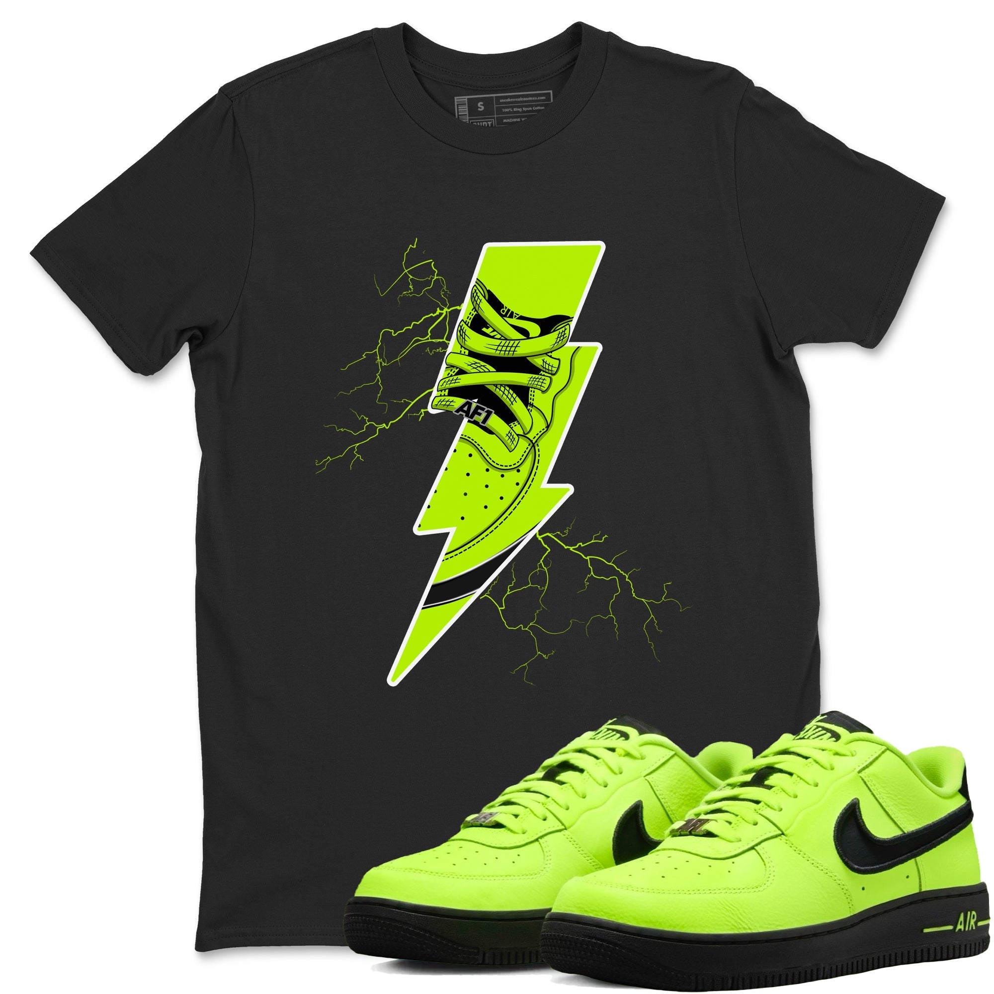 Thunder Kick snkmatch Tees - Air Force 1 Volt